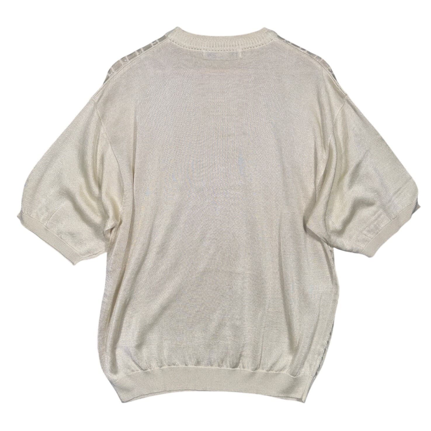 IRVINE PARK Mens XLG Tan Cable Knit Short Sleeve Sweater - Thumbnail 2