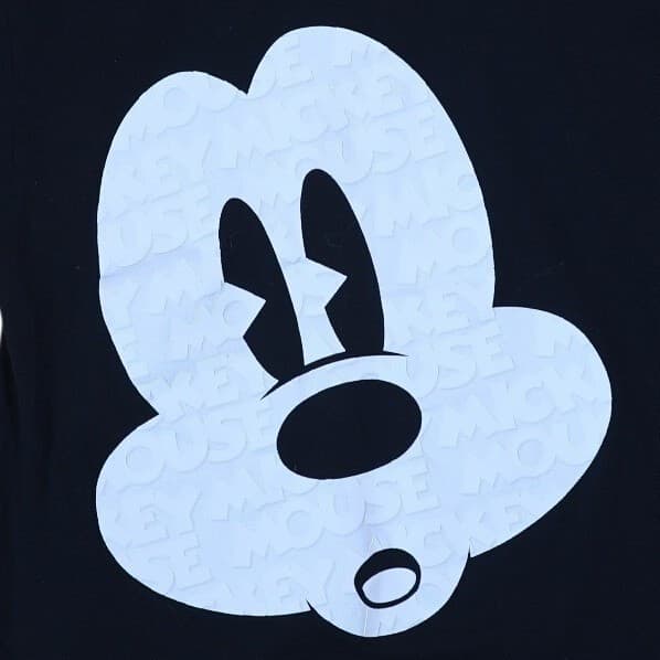 Disney Mickey Mouse Black Graphic T Shirt Short Sleeve Cotton Size L - Thumbnail 4