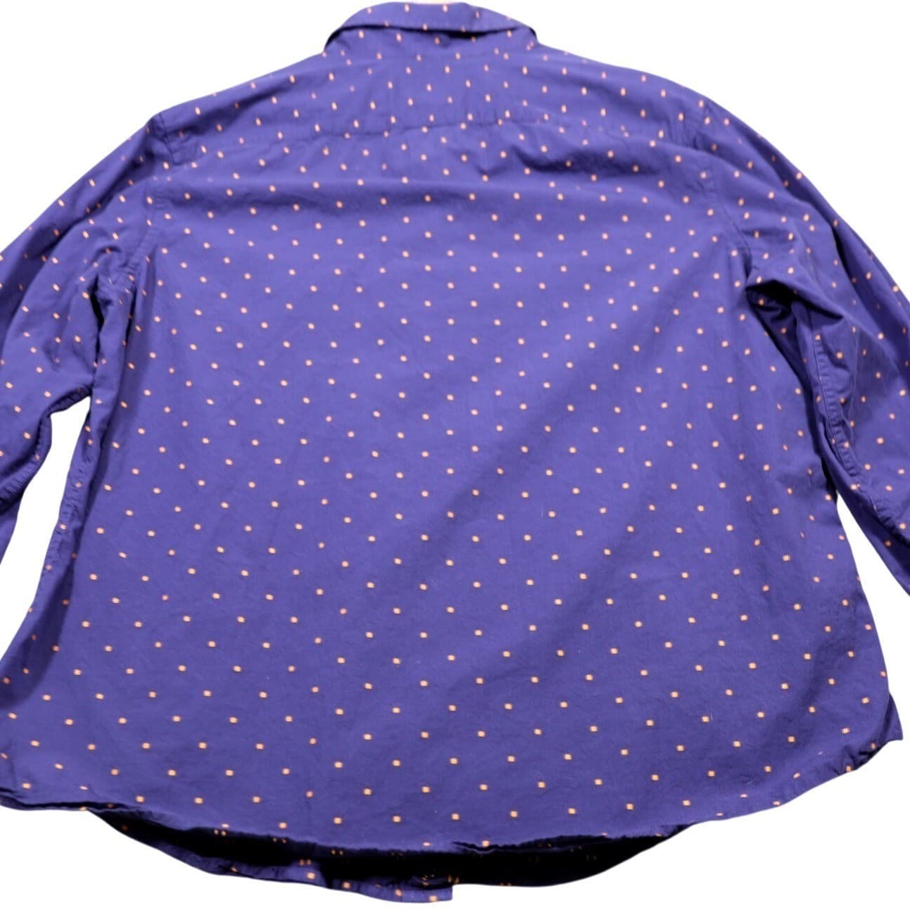 Goodfellow Co Mens Long Sleeve Button Down Shirt Purple Small Dot Print XXL - Thumbnail 6