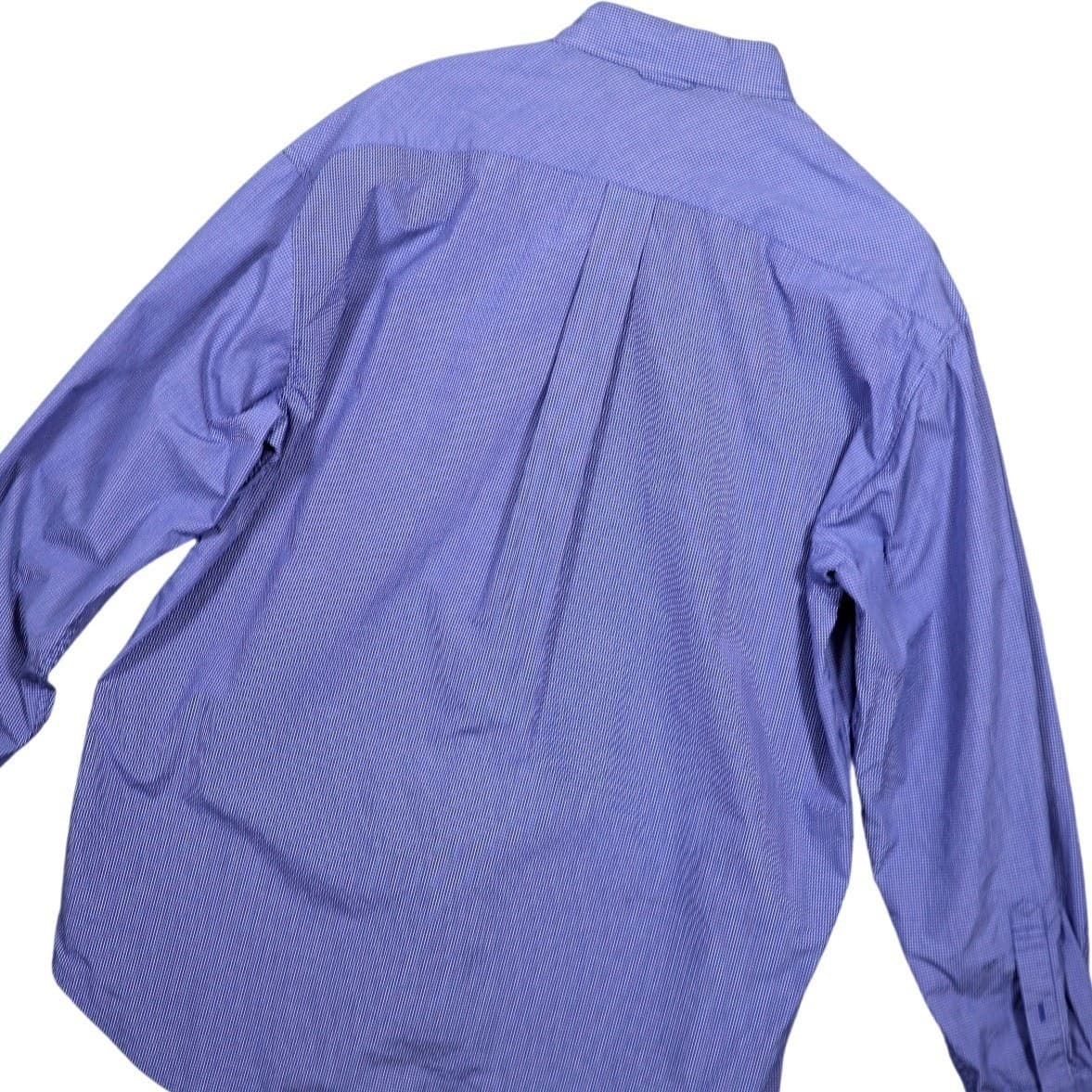 Tommy Hilfiger Golf Mens Button Down Shirt Long Sleeve Blue Gingham Size Large - Thumbnail 3