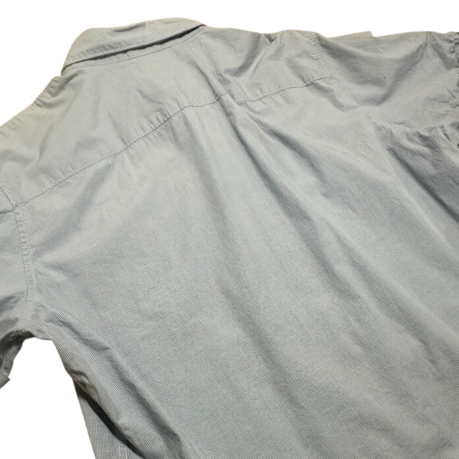 APT. 9 Men's XL Light Blue Slim Fit Short Sleeve Casual Shirt Stretch - Thumbnail 4