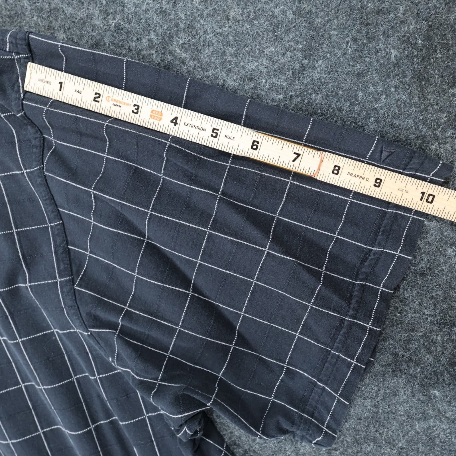 Grand Slam Polo Mens XL Navy Excellent Grid Pattern - Thumbnail 3