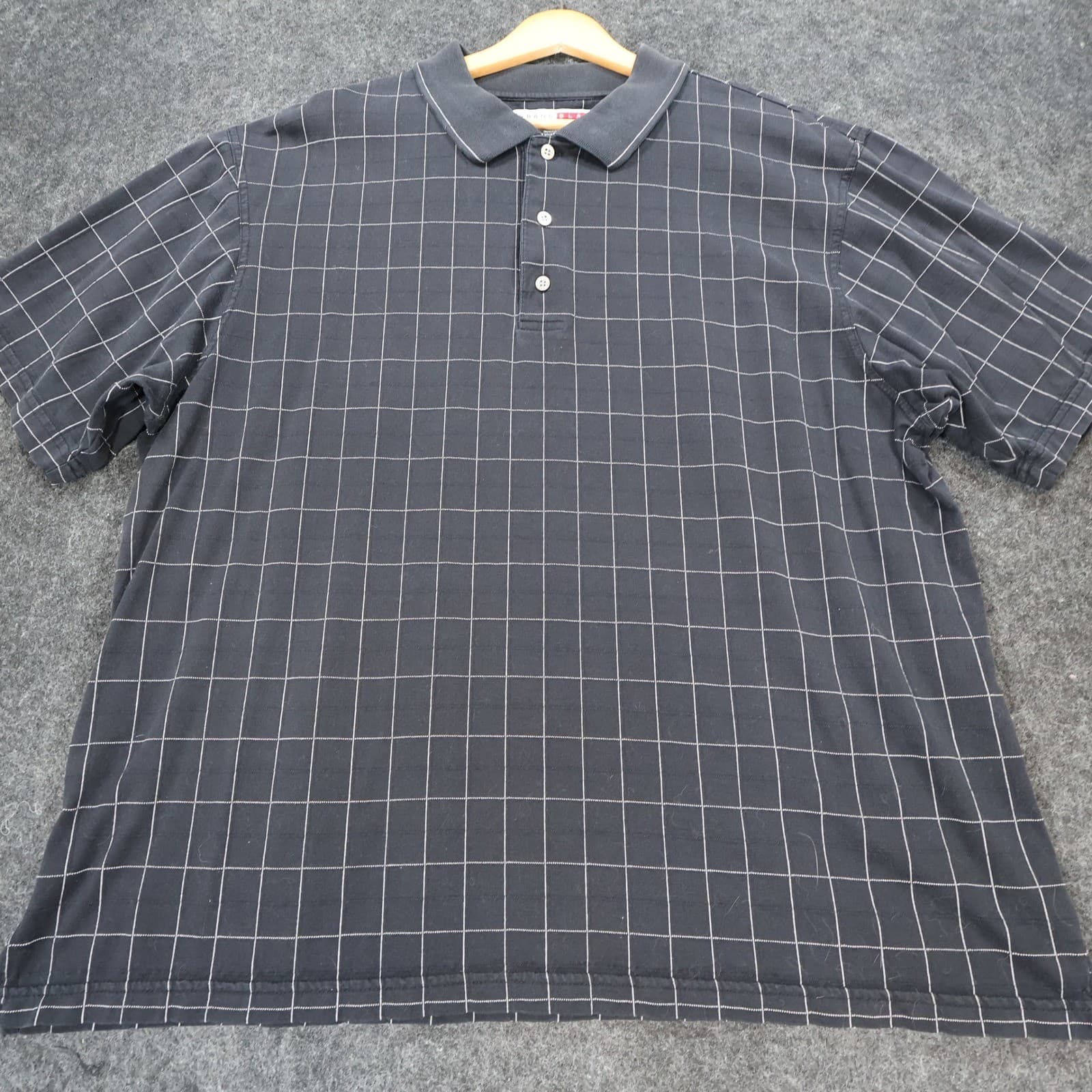 Grand Slam Polo Mens XL Navy Excellent Grid Pattern - Thumbnail 10