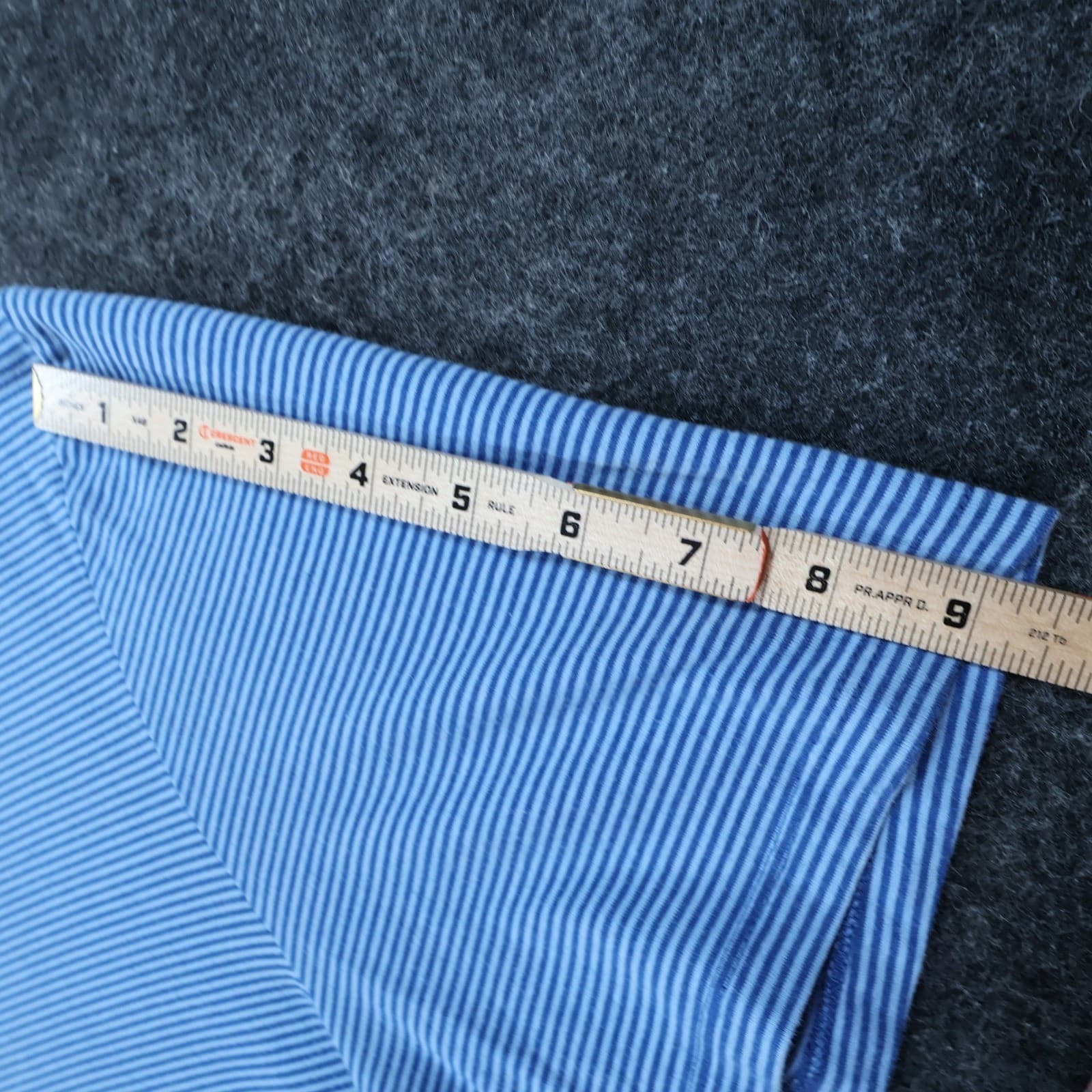 Member's Mark Polo Mens XXL Blue Excellent Striped Cotton Blend SOS15731 - Thumbnail 4
