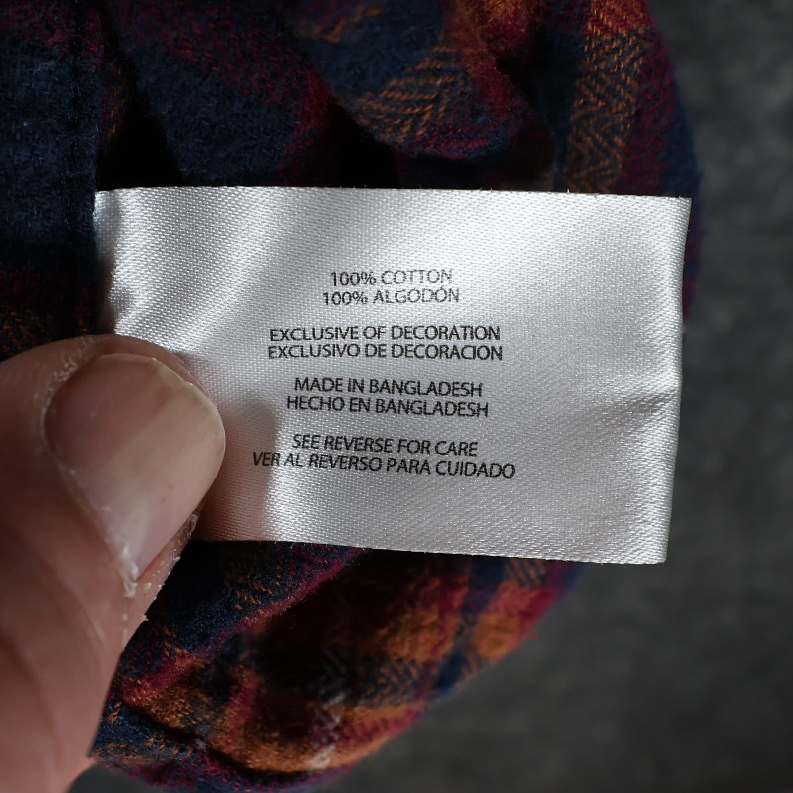 Eddie Bauer Flannel Shirt Mens Medium Multicolor Excellent Plaid Button Up - Thumbnail 8