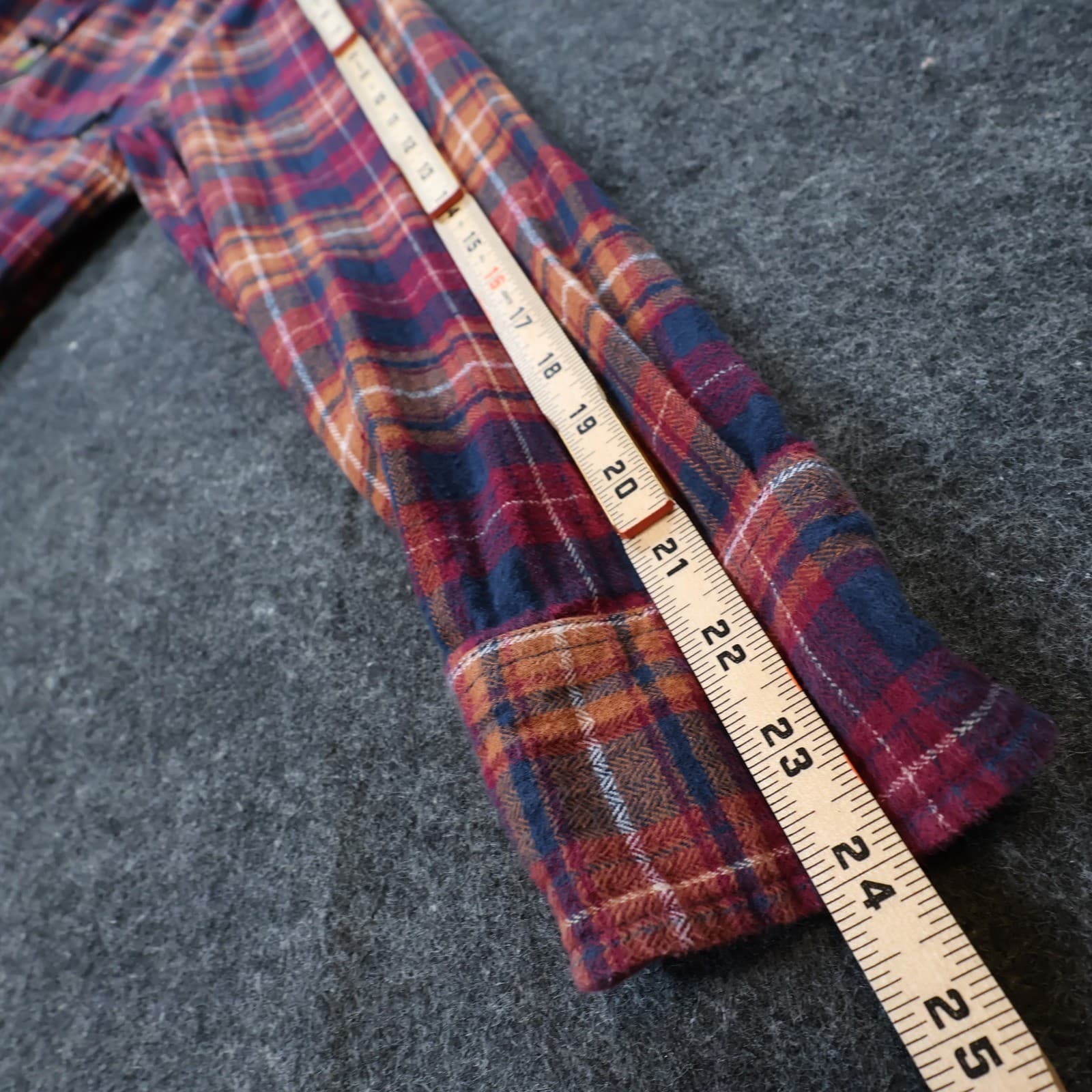 Eddie Bauer Flannel Shirt Mens Medium Multicolor Excellent Plaid Button Up - Thumbnail 4