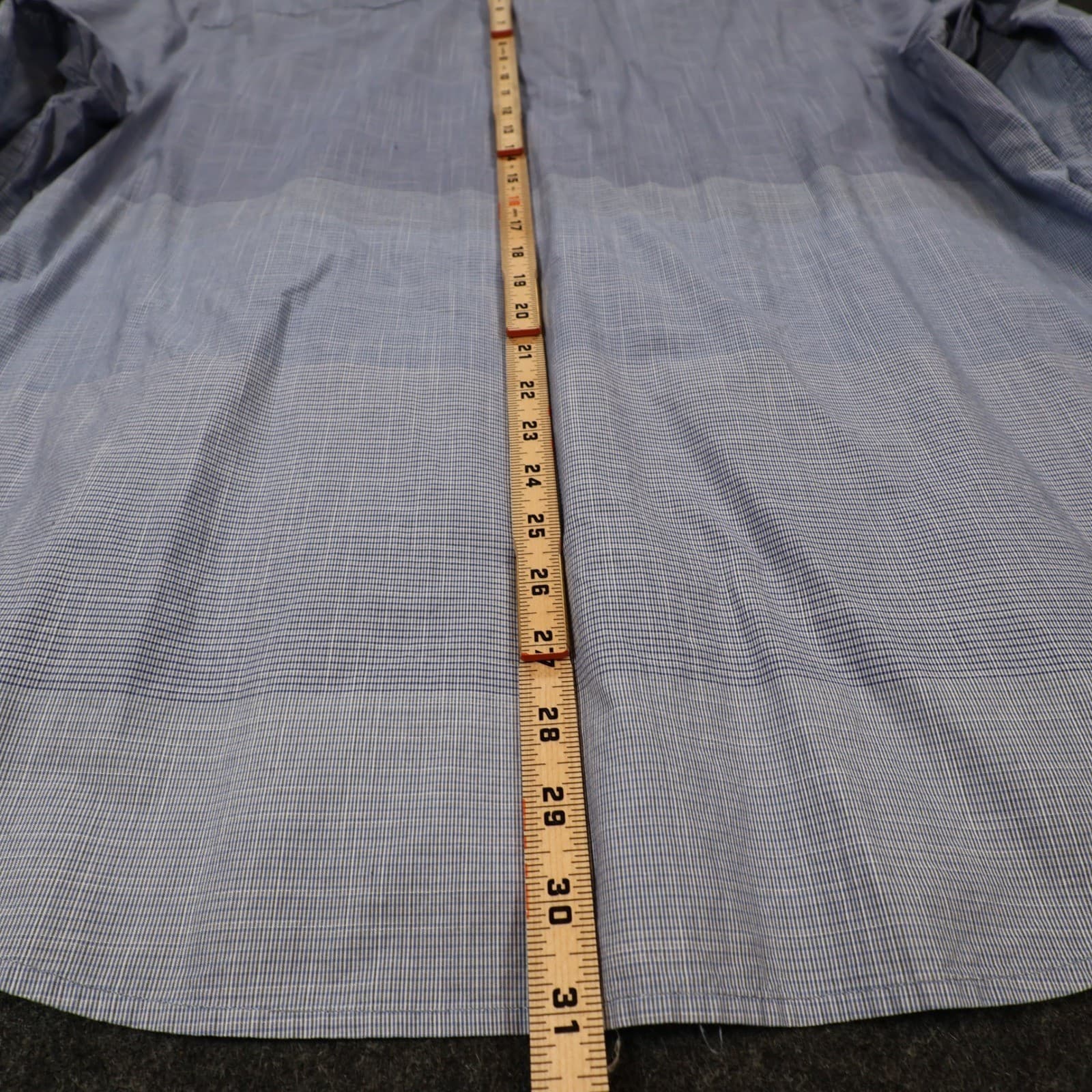 Calvin Klein Button Down Mens XXL Blue Excellent Ombre Pattern - Thumbnail 5