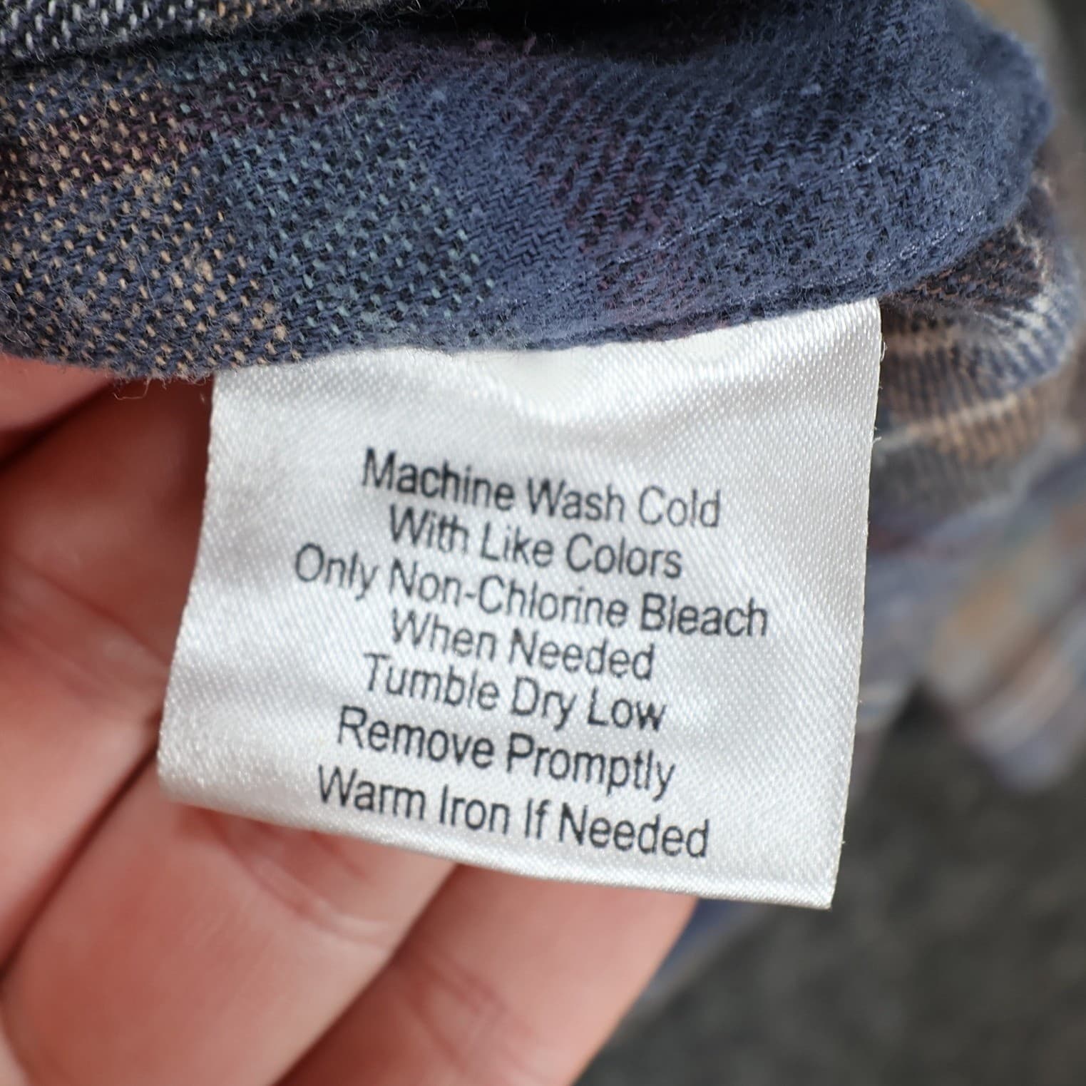 Joseph Abboud Flannel Mens S Blue Excellent Plaid Button Up - Thumbnail 8