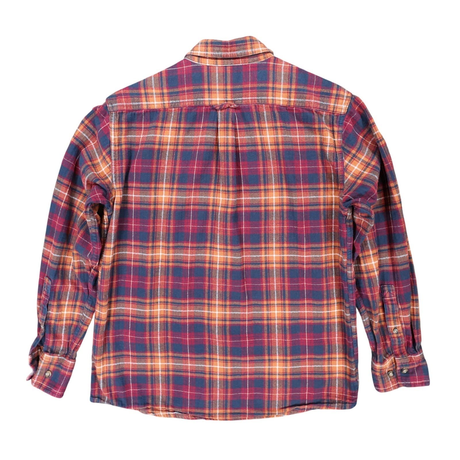Eddie Bauer Flannel Shirt Mens Medium Multicolor Excellent Plaid Button Up - Thumbnail 2