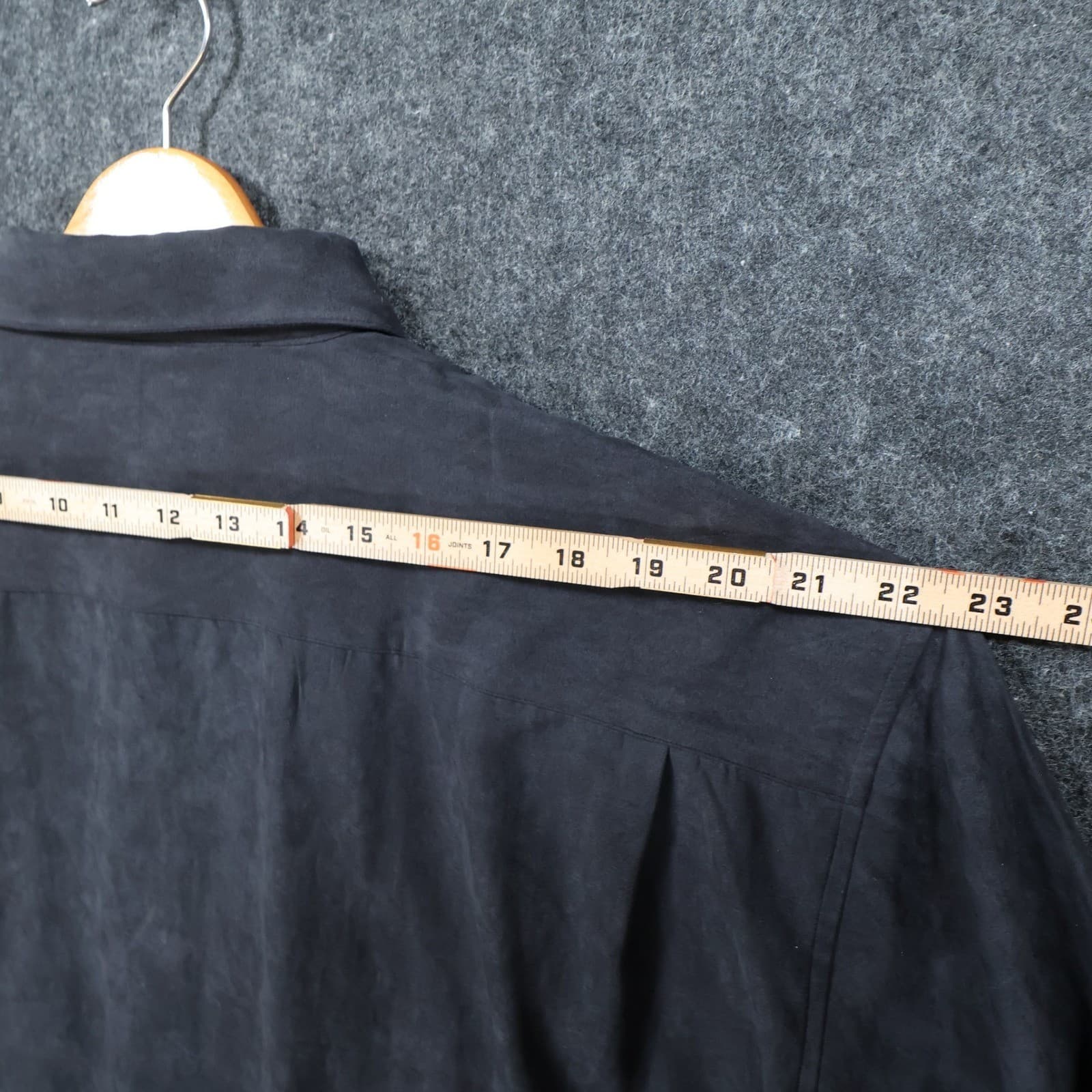 Irvine Park Button Up Mens XLG Gray Excellent Faux Suede Long Sleeve - Thumbnail 5