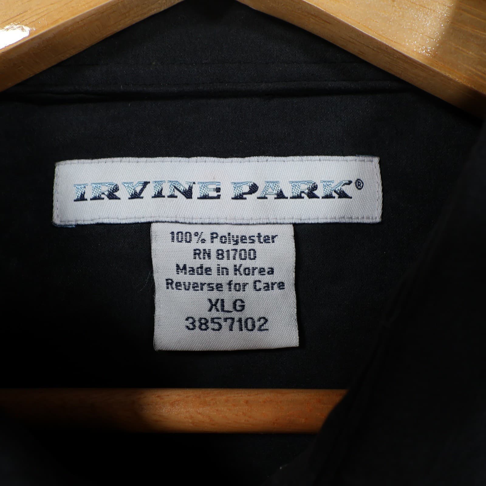 Irvine Park Button Up Mens XLG Gray Excellent Faux Suede Long Sleeve - Thumbnail 7
