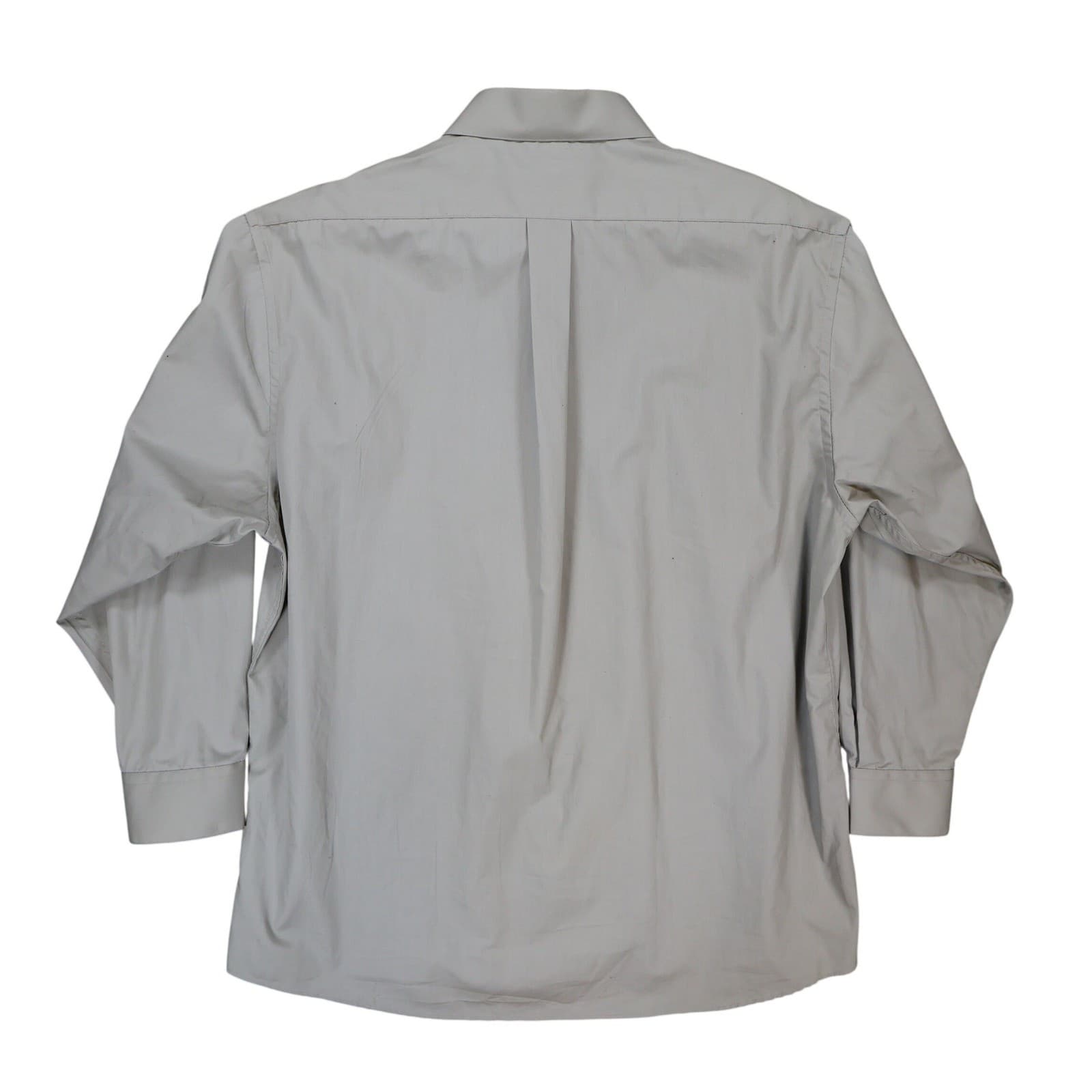 Giorgio Brutini Button Up Mens XL Grey Excellent Long Sleeve Solid - Thumbnail 2