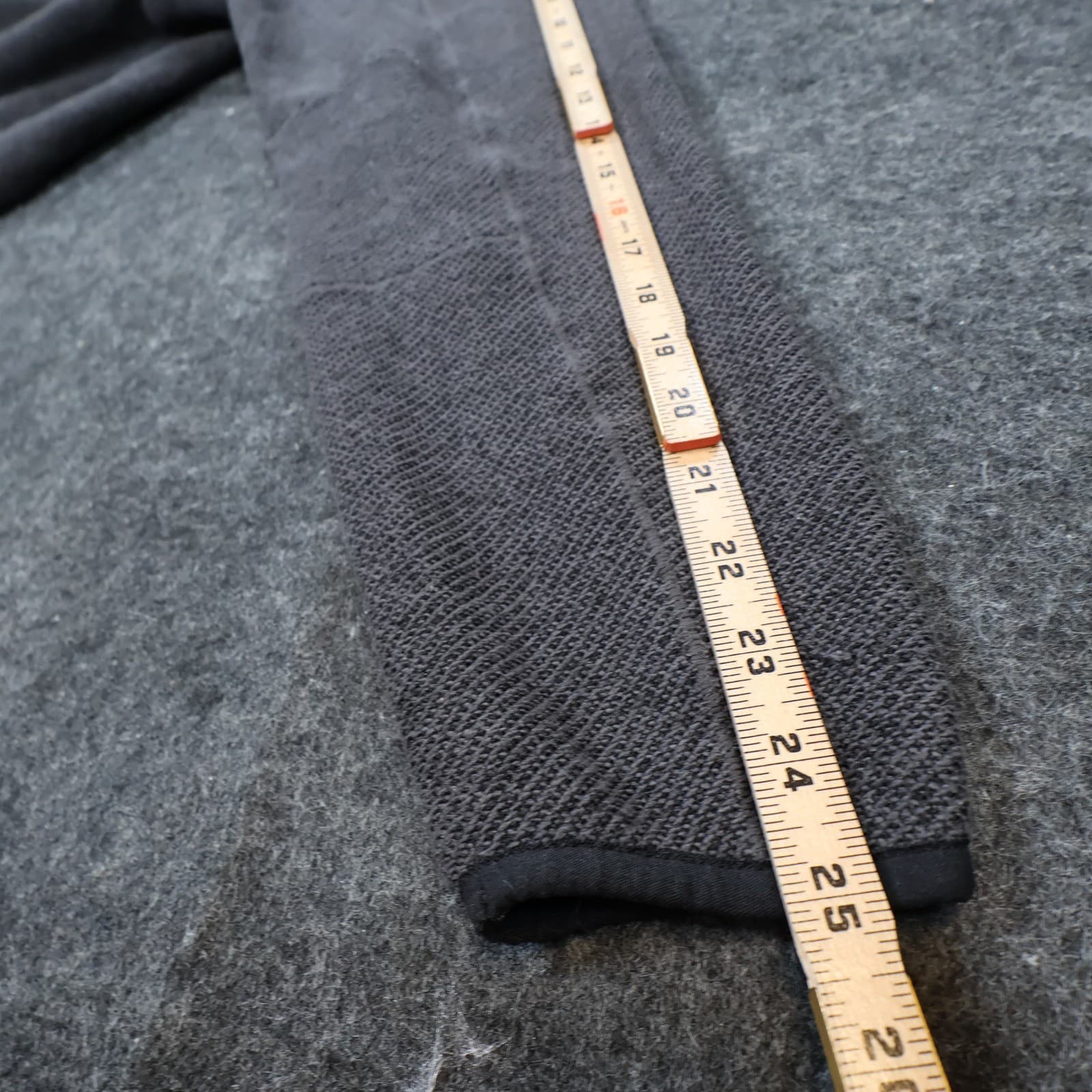 Cabela's Pullover Mens XL Gray Excellent Textured Fleece Quarter Zip - Thumbnail 4