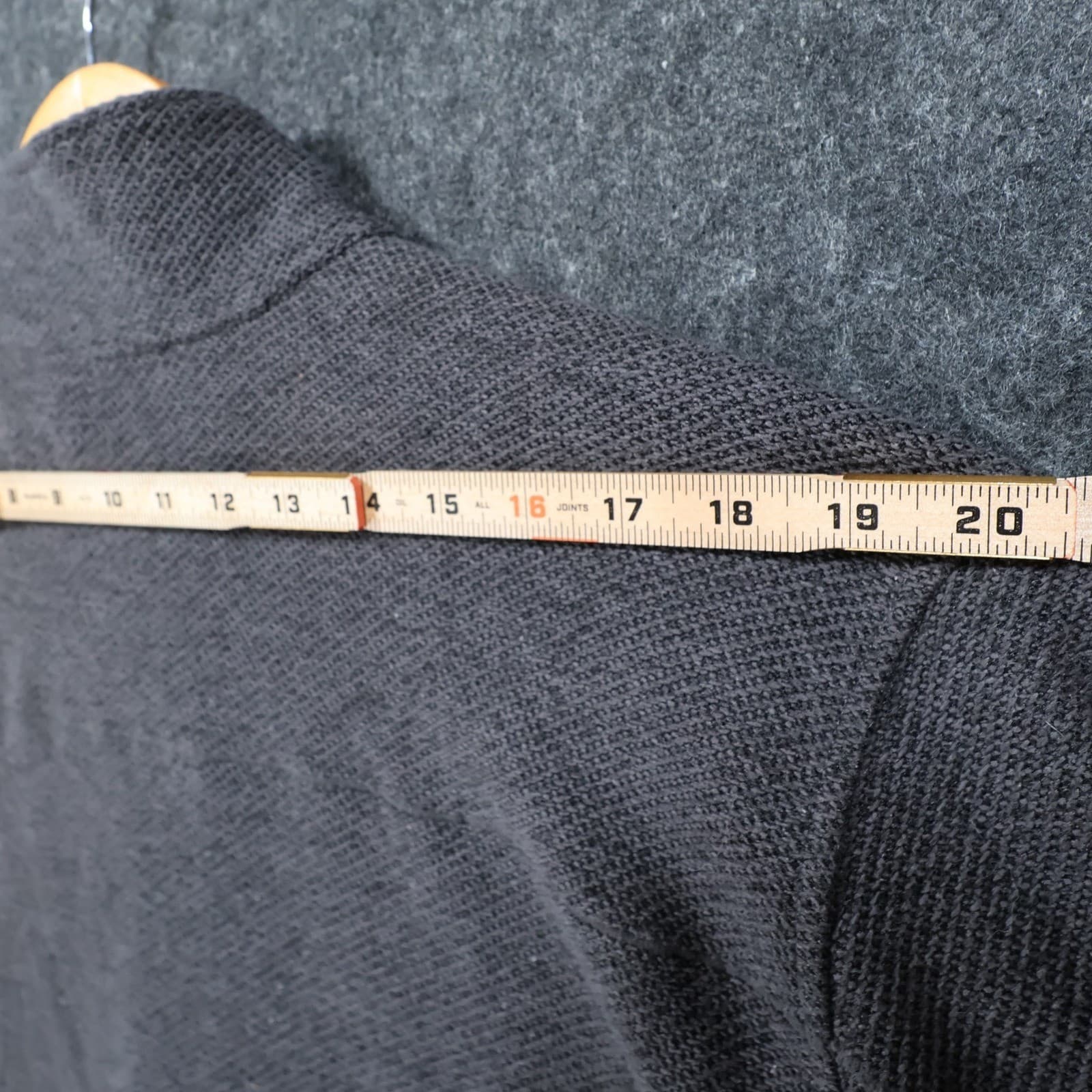 Cabela's Pullover Mens XL Gray Excellent Textured Fleece Quarter Zip - Thumbnail 6