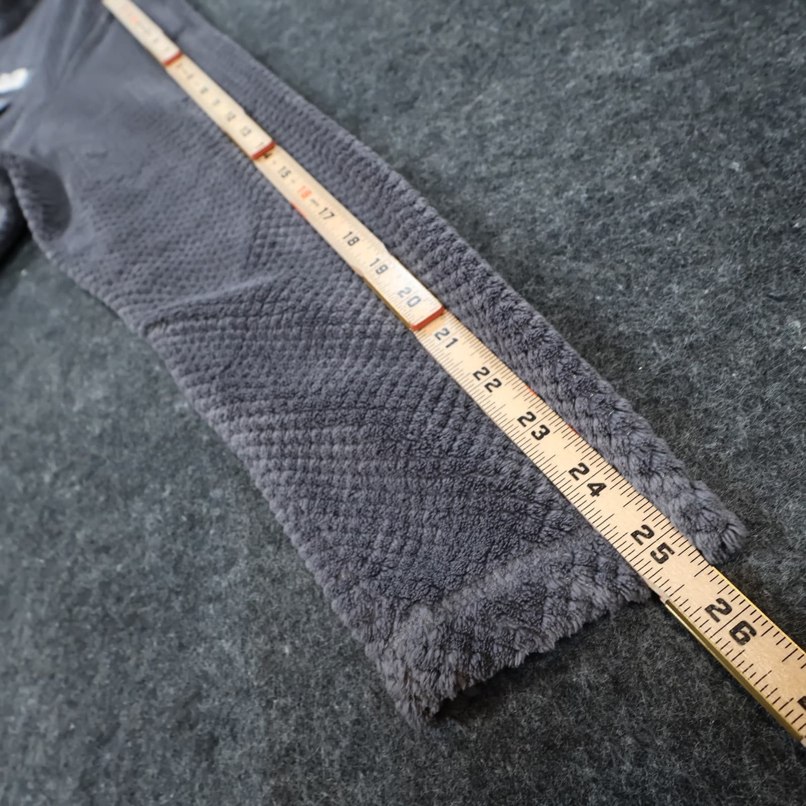 Magellan Fleece Pullover Men XL Gray Excellent Quarter Zip Outdoor Grid - Thumbnail 4