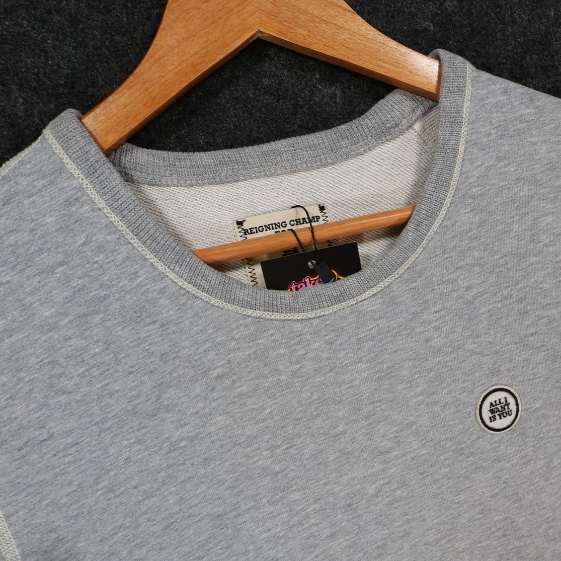 Reigning Champ Sweatshirt Mens Small Gray Excellent Ace Hotel Collaboration - Thumbnail 9