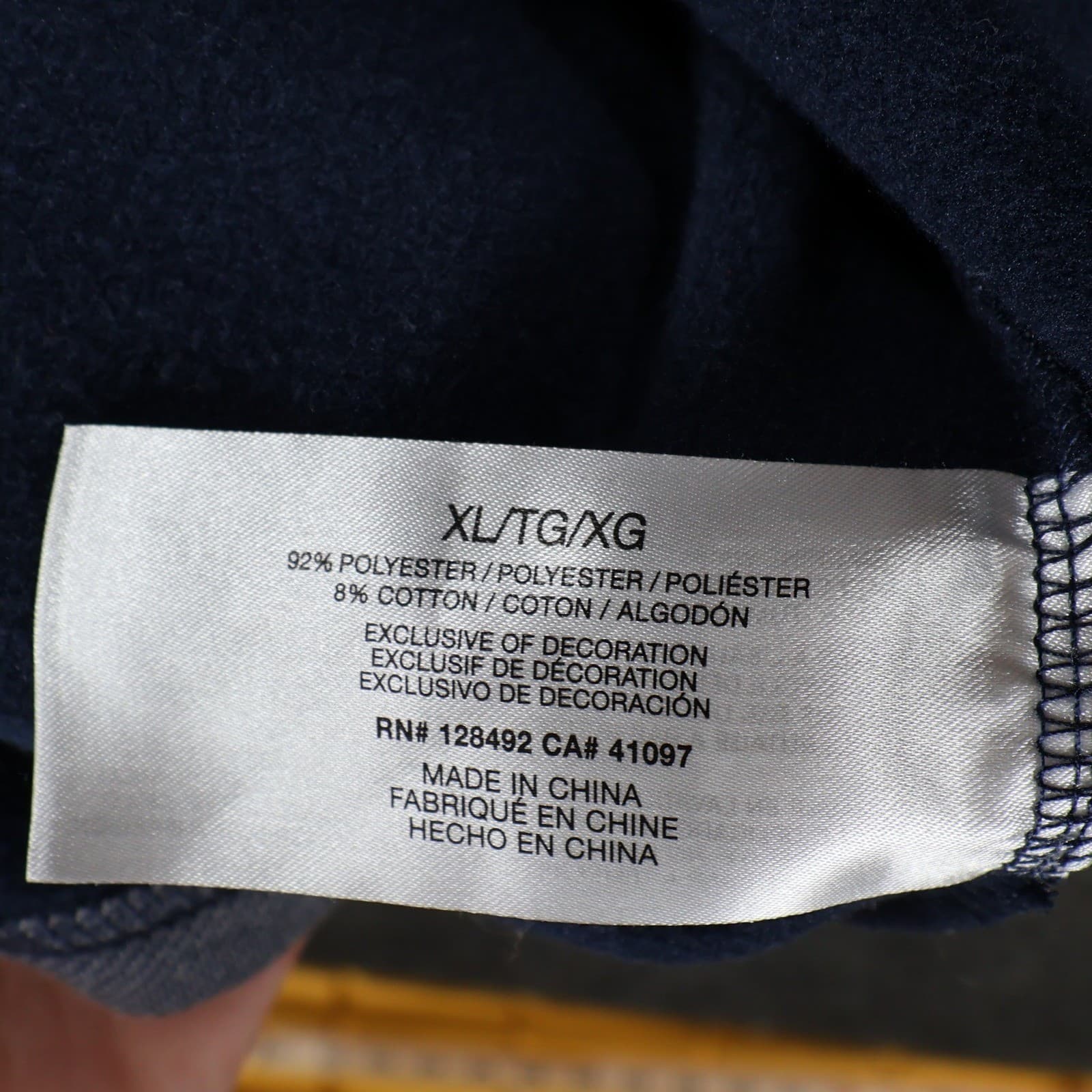 Greg Norman Pullover Mens XL Blue Excellent Quarter Zip Heathered - Thumbnail 8