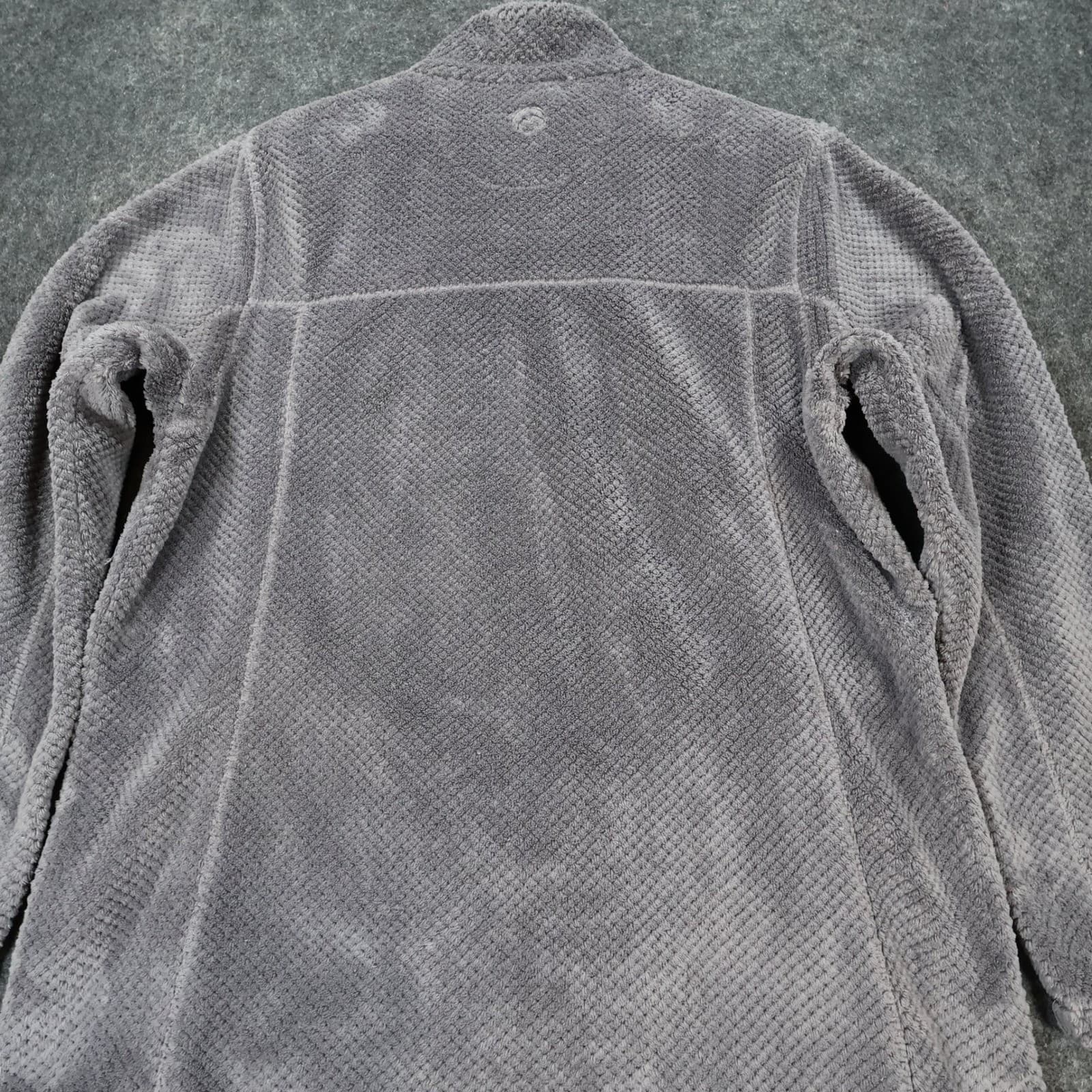 Magellan Fleece Pullover Men XL Gray Excellent Quarter Zip Outdoor Grid - Thumbnail 11