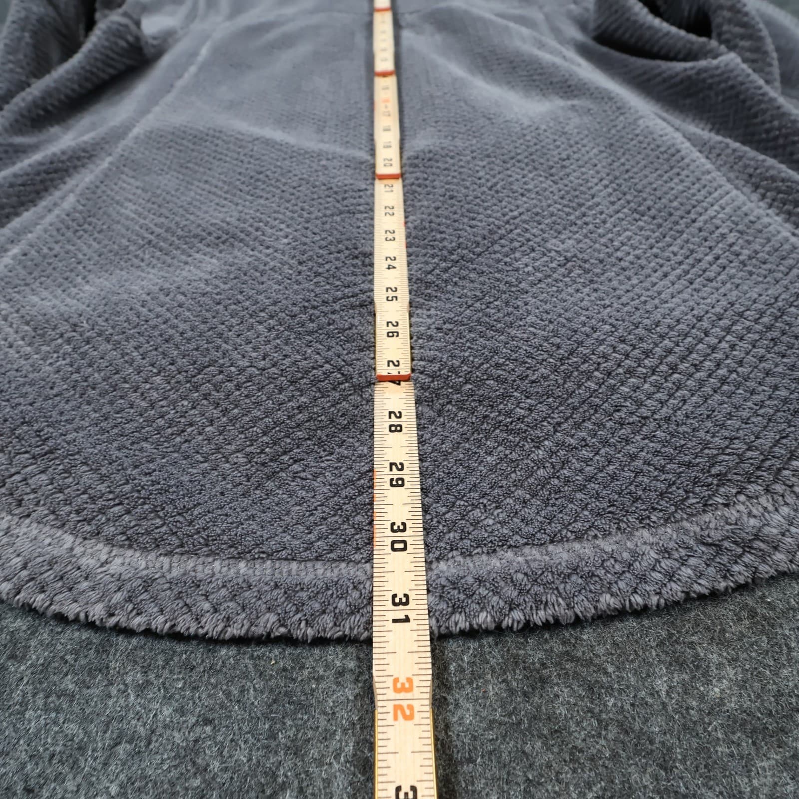 Magellan Fleece Pullover Men XL Gray Excellent Quarter Zip Outdoor Grid - Thumbnail 5
