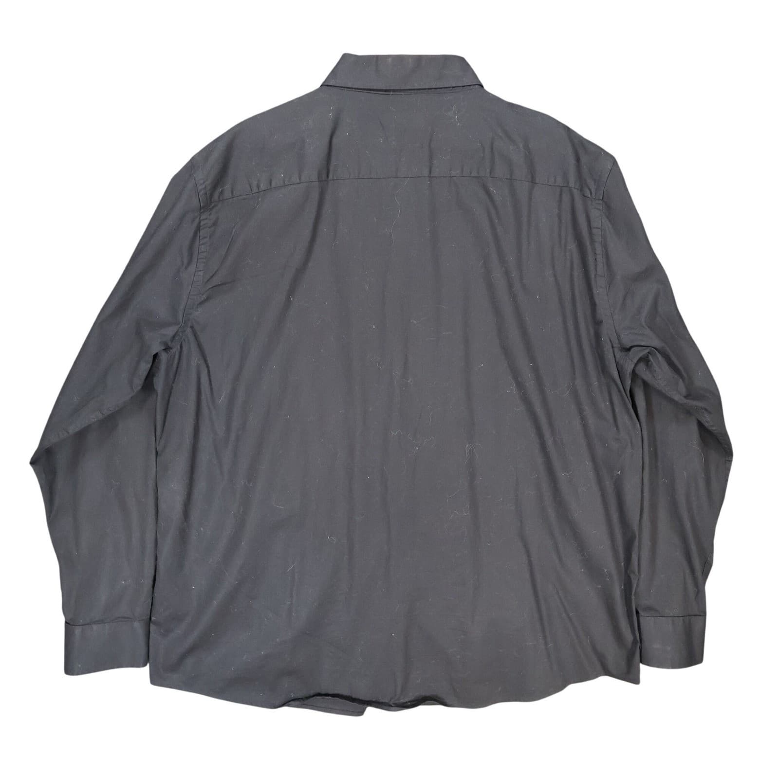 Alex Vando Button Up Mens XXL Black Excellent Polka Dot Trim - Thumbnail 2