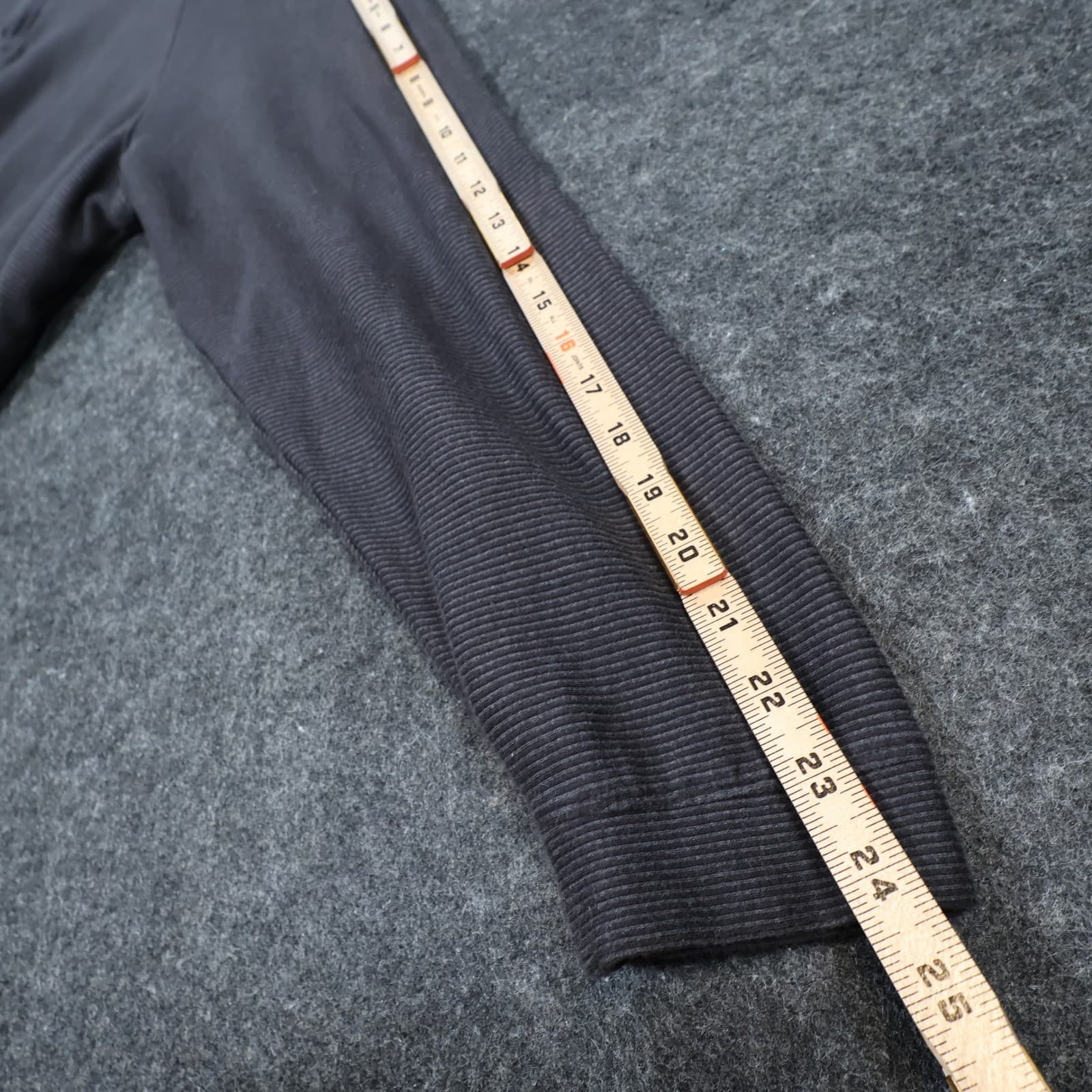 Cremieux Classics Quarter Zip Pullover Mens XXL Charcoal Excellent Striped - Thumbnail 4