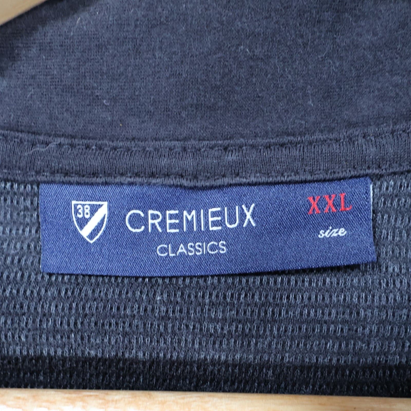 Cremieux Classics Quarter Zip Pullover Mens XXL Charcoal Excellent Striped - Thumbnail 7