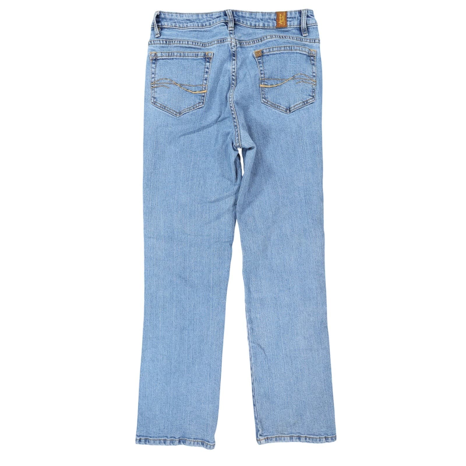 Aura from the Women at Wrangler Jeans Womens 8 Light Blue Excellent Straight Leg - Thumbnail 2