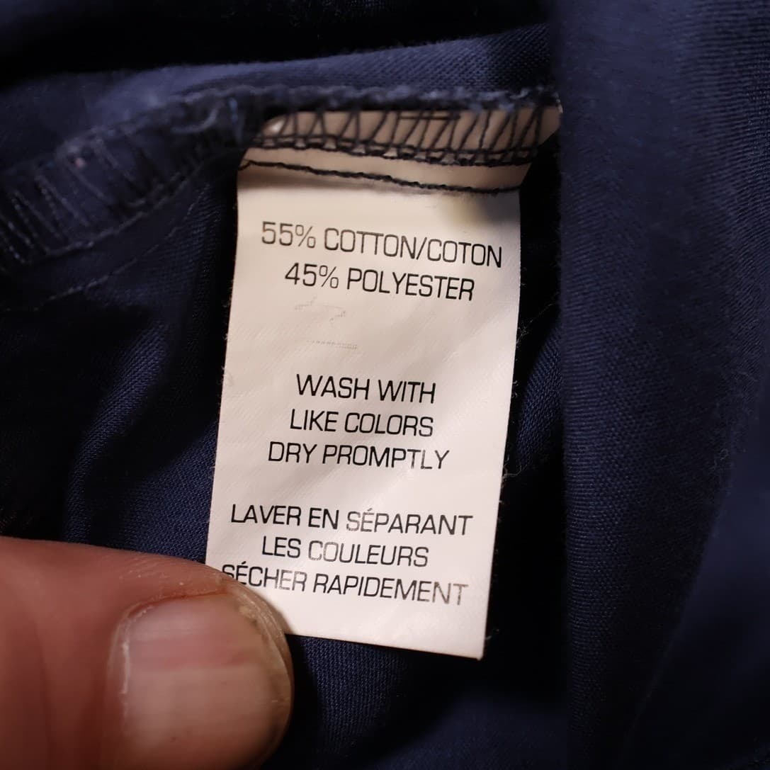 Van Heusen Button Up Shirt Mens M Blue Excellent Short Sleeve Classic Fit 1568 - Thumbnail 7