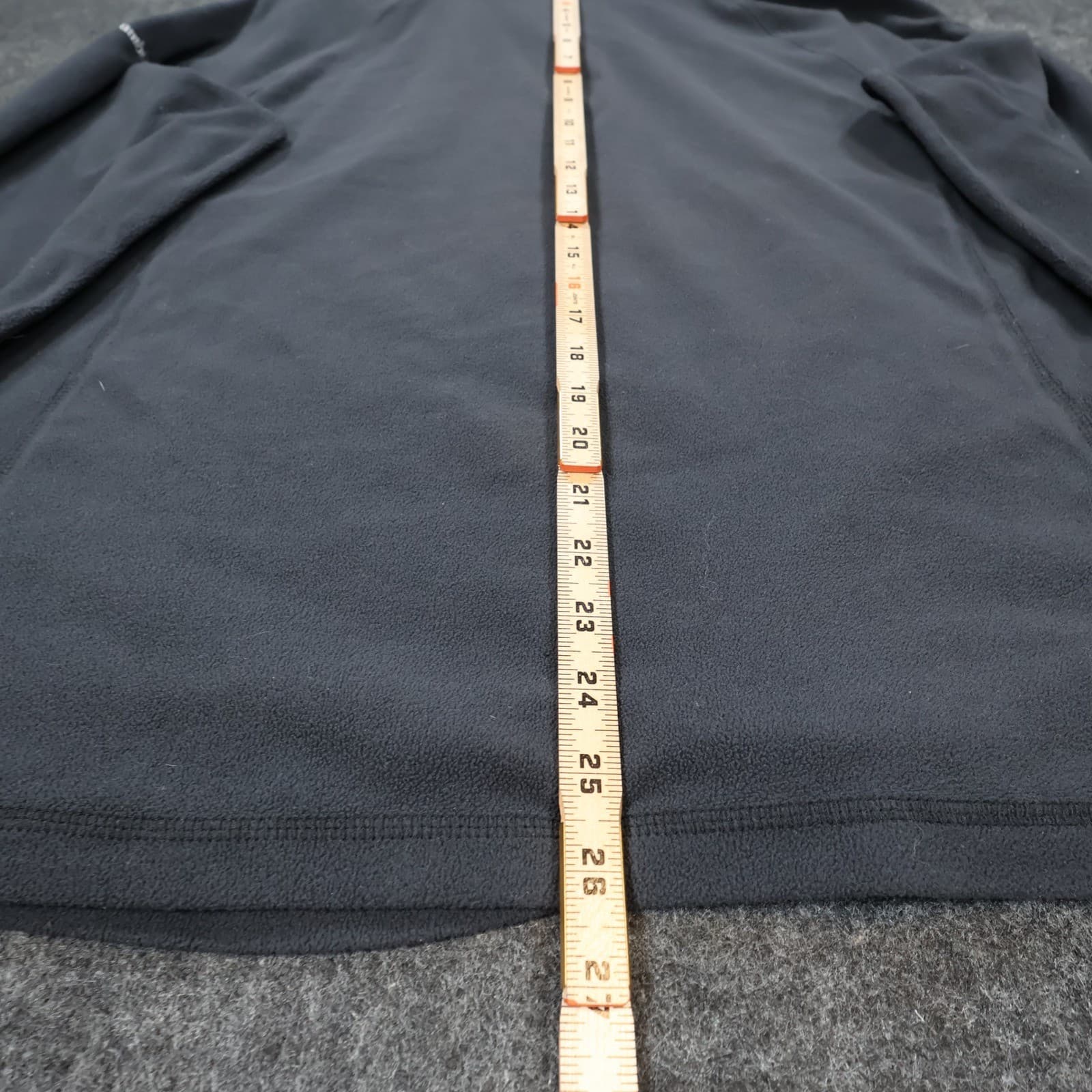 Columbia Fleece Pullover Womens 1X Charcoal Gray Excellent Quarter Zip Top - Thumbnail 5