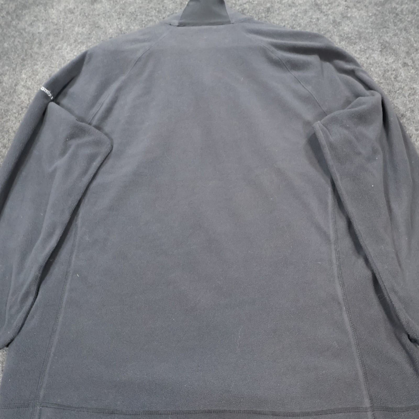 Columbia Fleece Pullover Womens 1X Charcoal Gray Excellent Quarter Zip Top - Thumbnail 11
