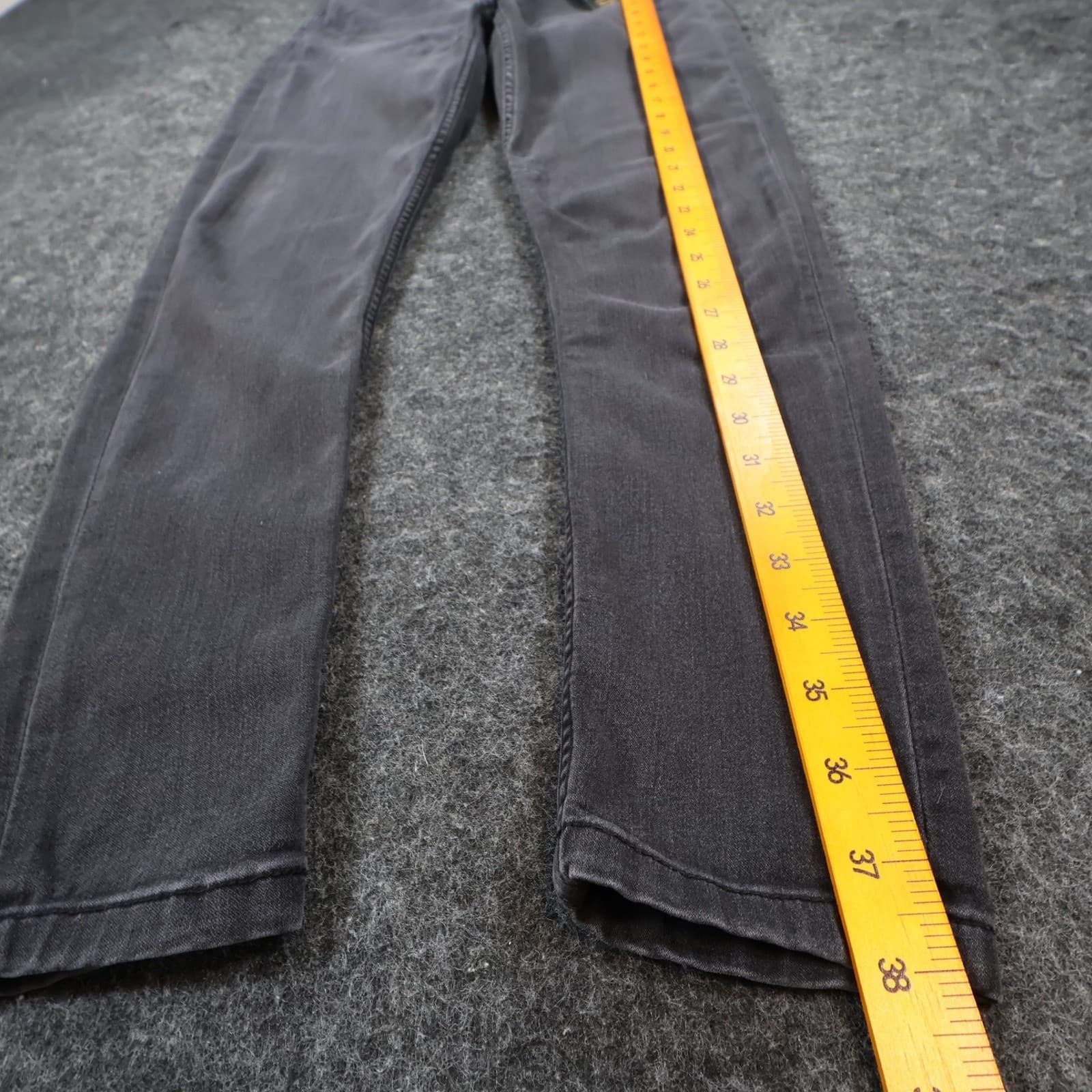 Celebrity Pink Jeans Women 1/25 Black Cotton Blend High Rise Ankle Skinny - Thumbnail 3