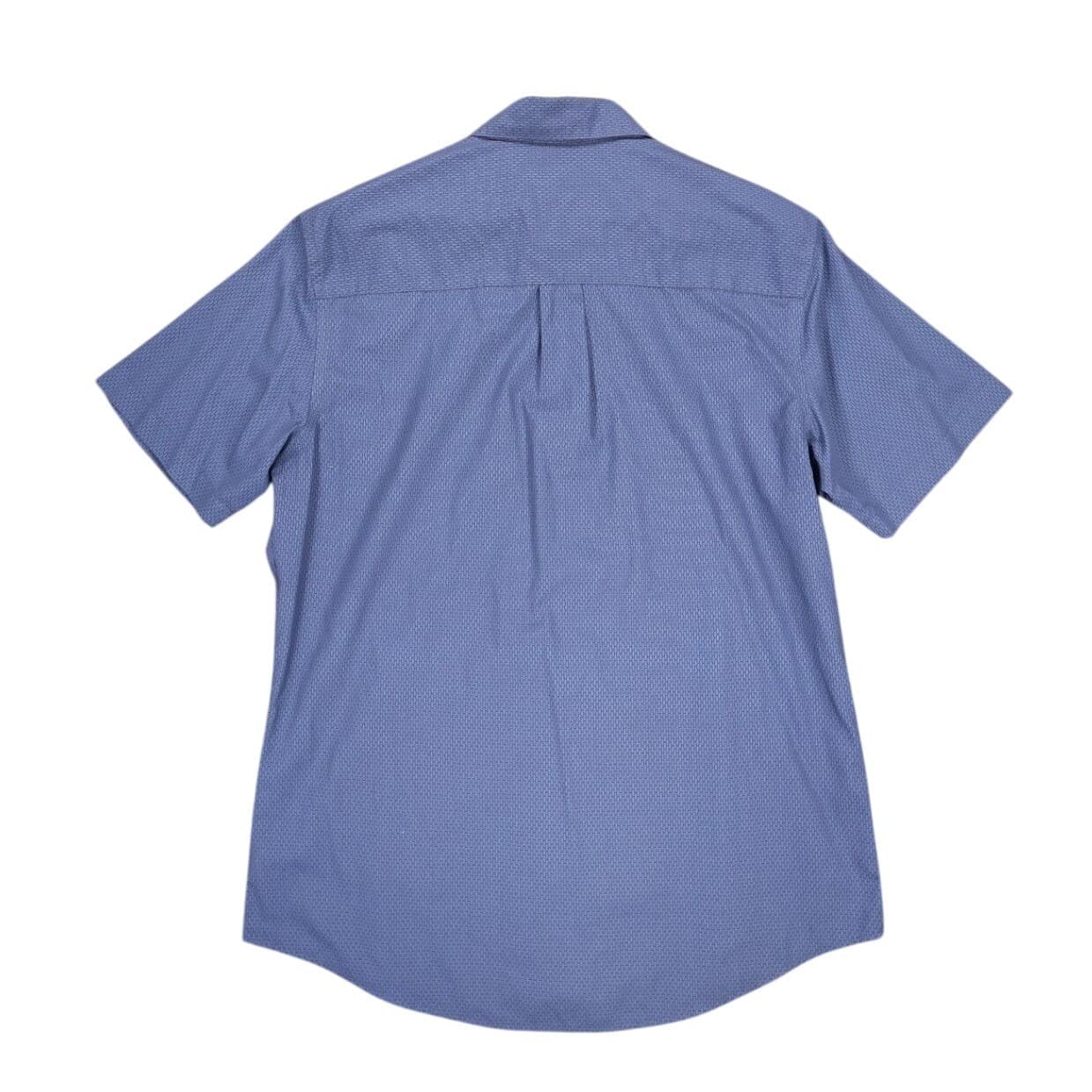 Van Heusen Button Up Shirt Mens M Blue Excellent Short Sleeve Classic Fit 1568 - Thumbnail 2