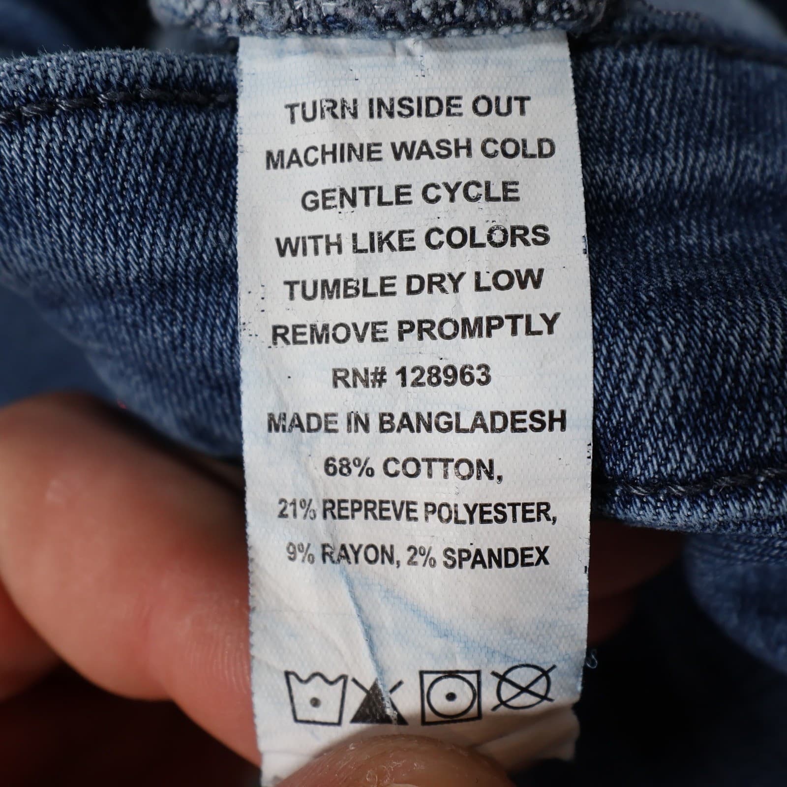 Indigo Rein Flare Jeans Womens 3 Blue Cotton Blend High Rise Distressed 2517 - Thumbnail 8