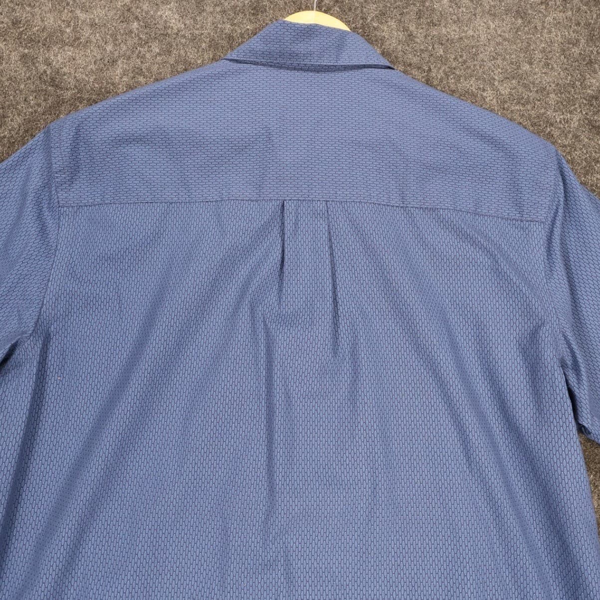 Van Heusen Button Up Shirt Mens M Blue Excellent Short Sleeve Classic Fit 1568 - Thumbnail 4