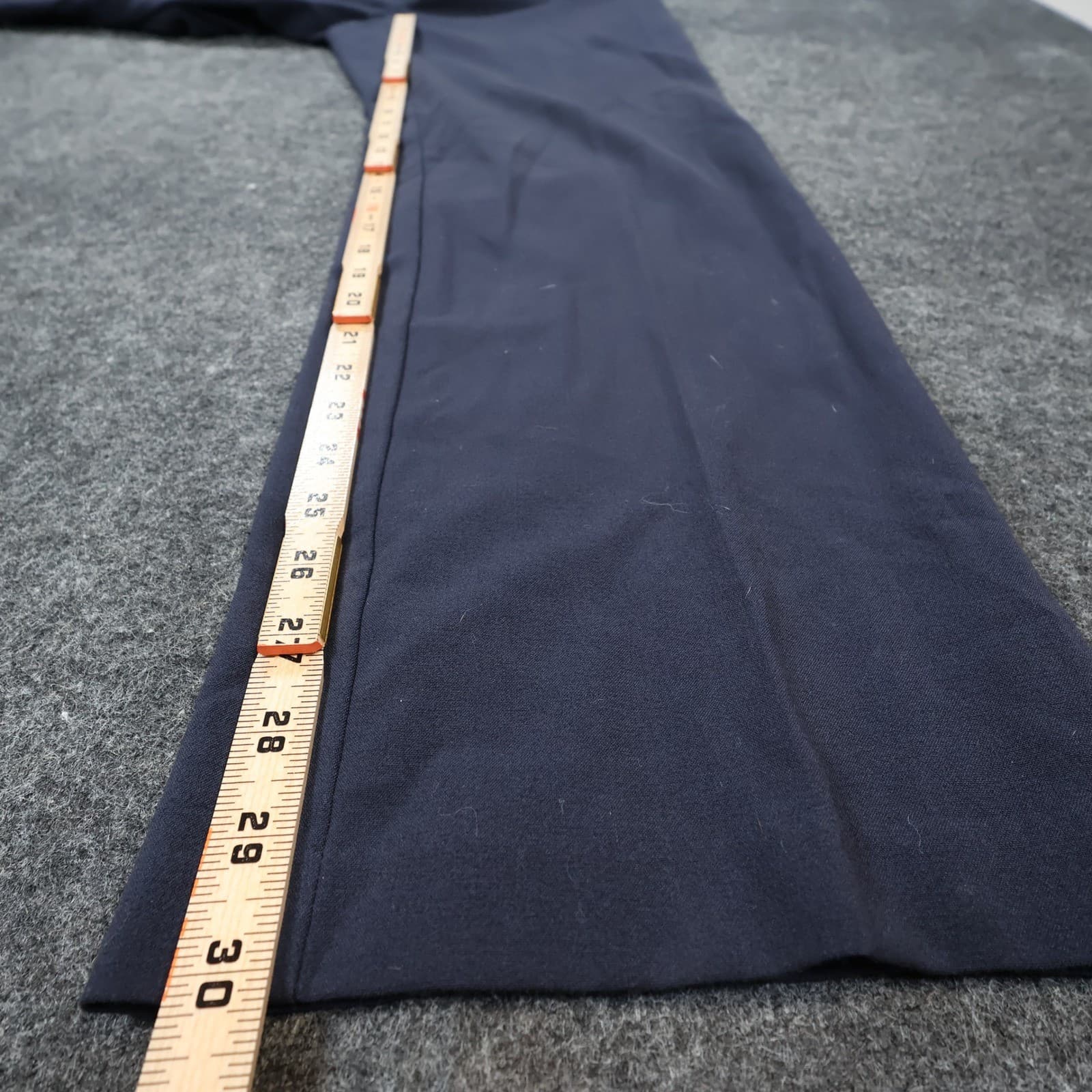 Briggs New York Dress Pants Womens 4 Navy Blue Excellent Straight Leg - Thumbnail 4