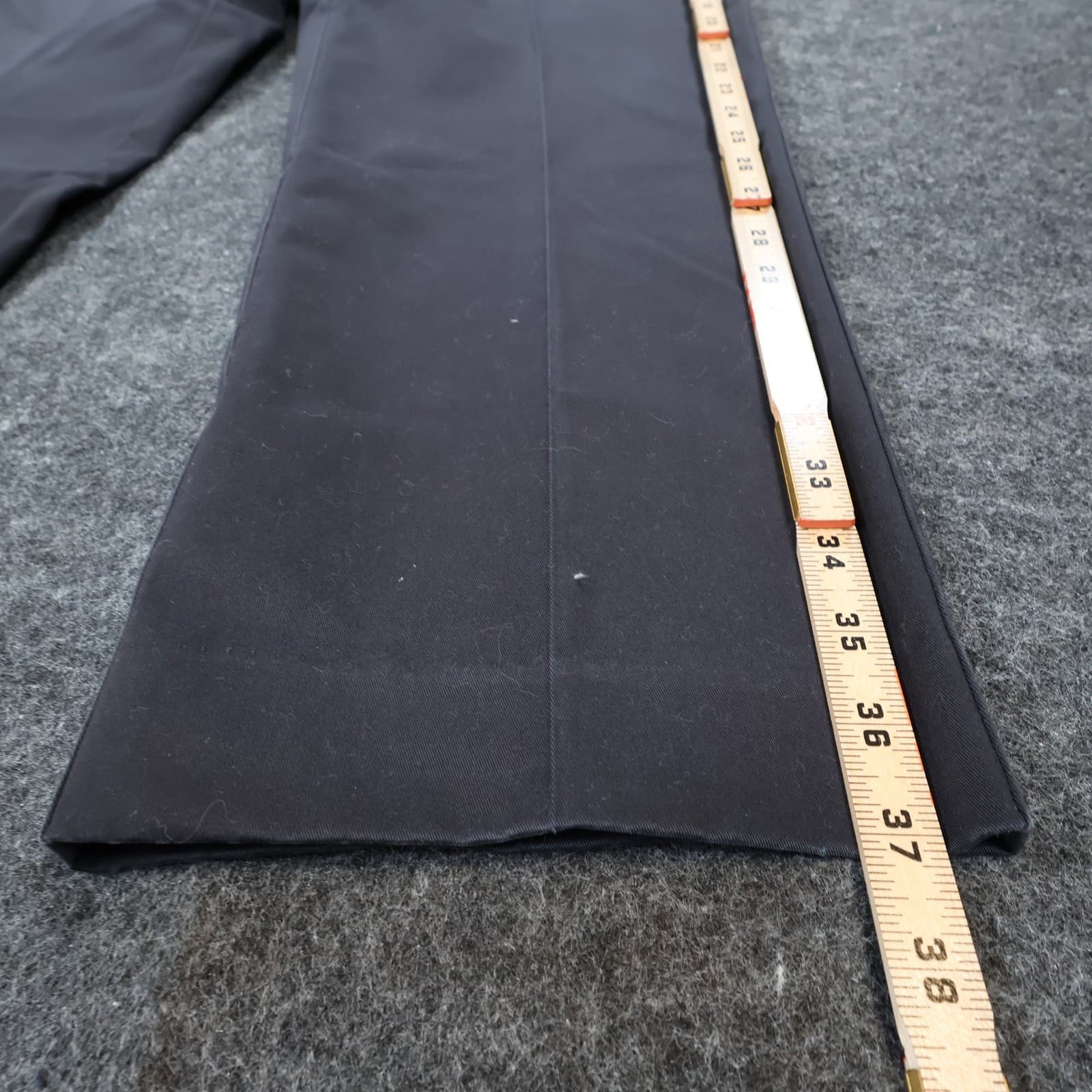 Roundtree & Yorke Chino Pants Mens 38x28 Black Excellent Stretch Twill - Thumbnail 3