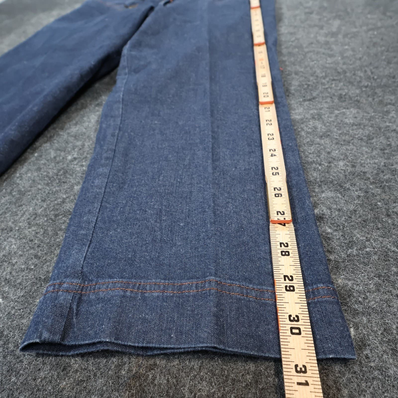 Eileen Fisher Pants Womens Medium Blue Excellent Cropped Denim Trousers - Thumbnail 3