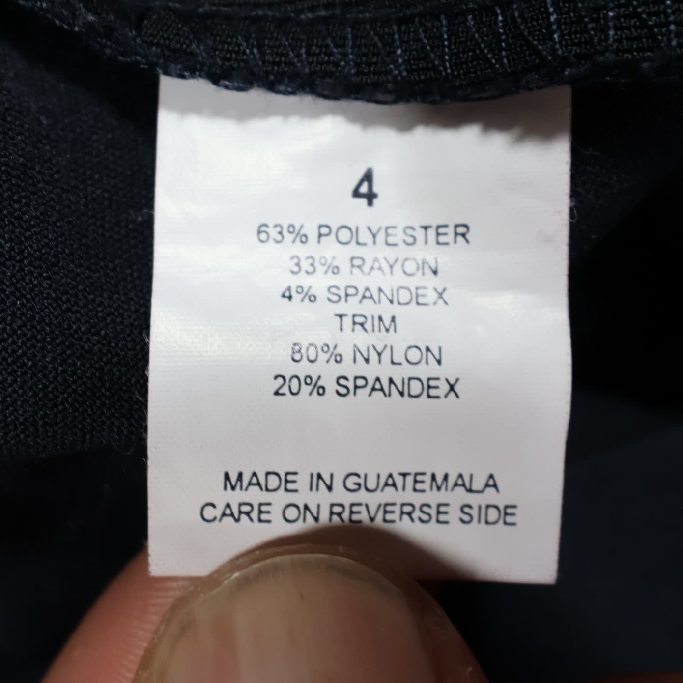 Briggs New York Dress Pants Womens 4 Navy Blue Excellent Straight Leg - Thumbnail 8