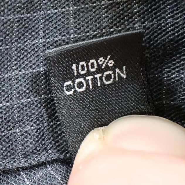 Kenneth Cole Dress Shirt Mens 15.5 34/35 Charcoal Excellent Non-Iron Regular Fit - Thumbnail 9