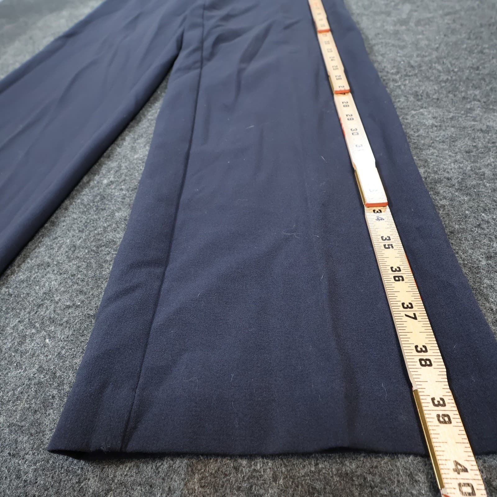 Briggs New York Dress Pants Womens 4 Navy Blue Excellent Straight Leg - Thumbnail 3