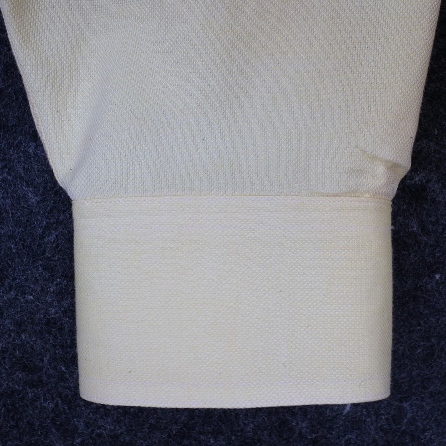 Lands End Button Down Mens 16.5-34 Yellow Excellent Oxford Cotton - Thumbnail 9