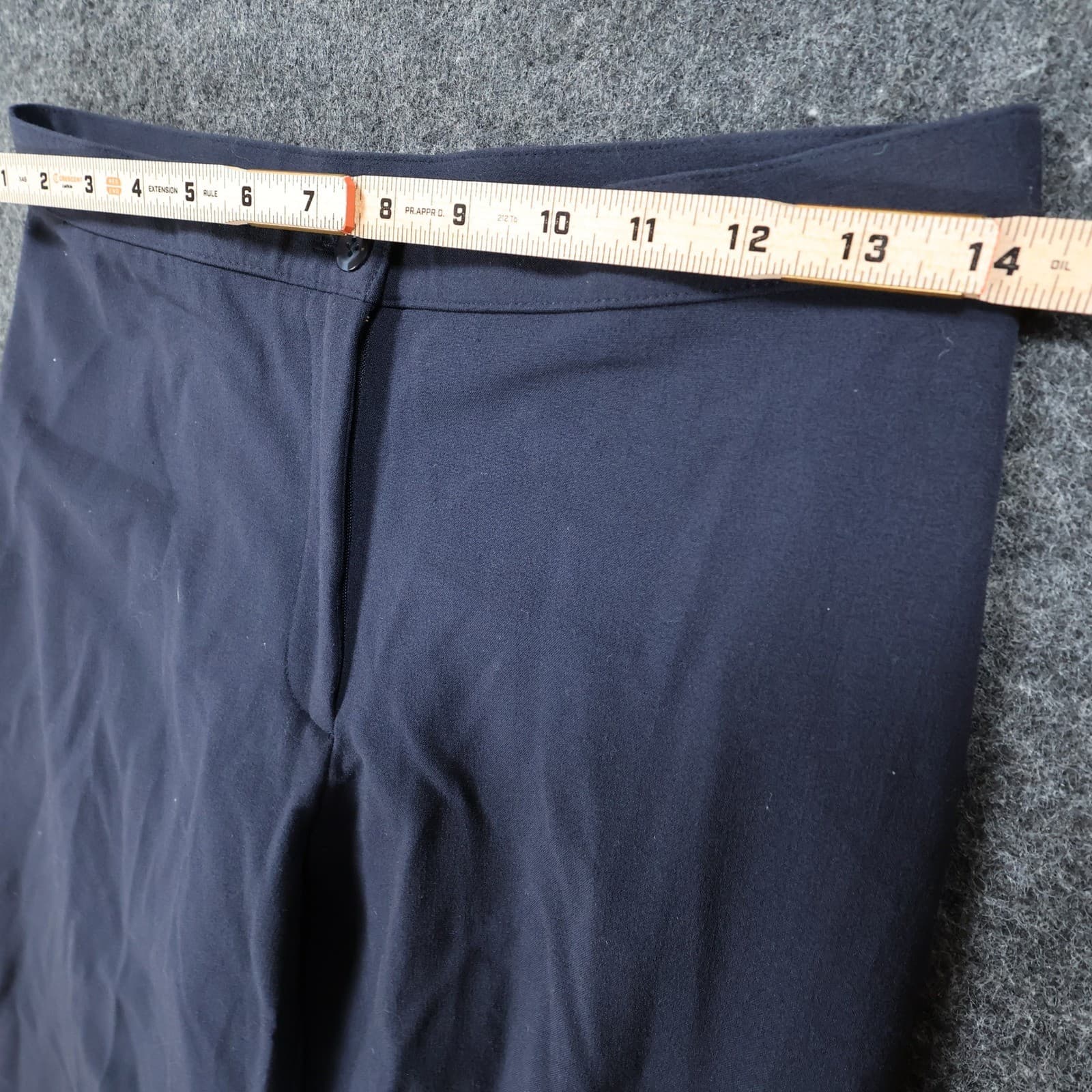 Briggs New York Dress Pants Womens 4 Navy Blue Excellent Straight Leg - Thumbnail 6