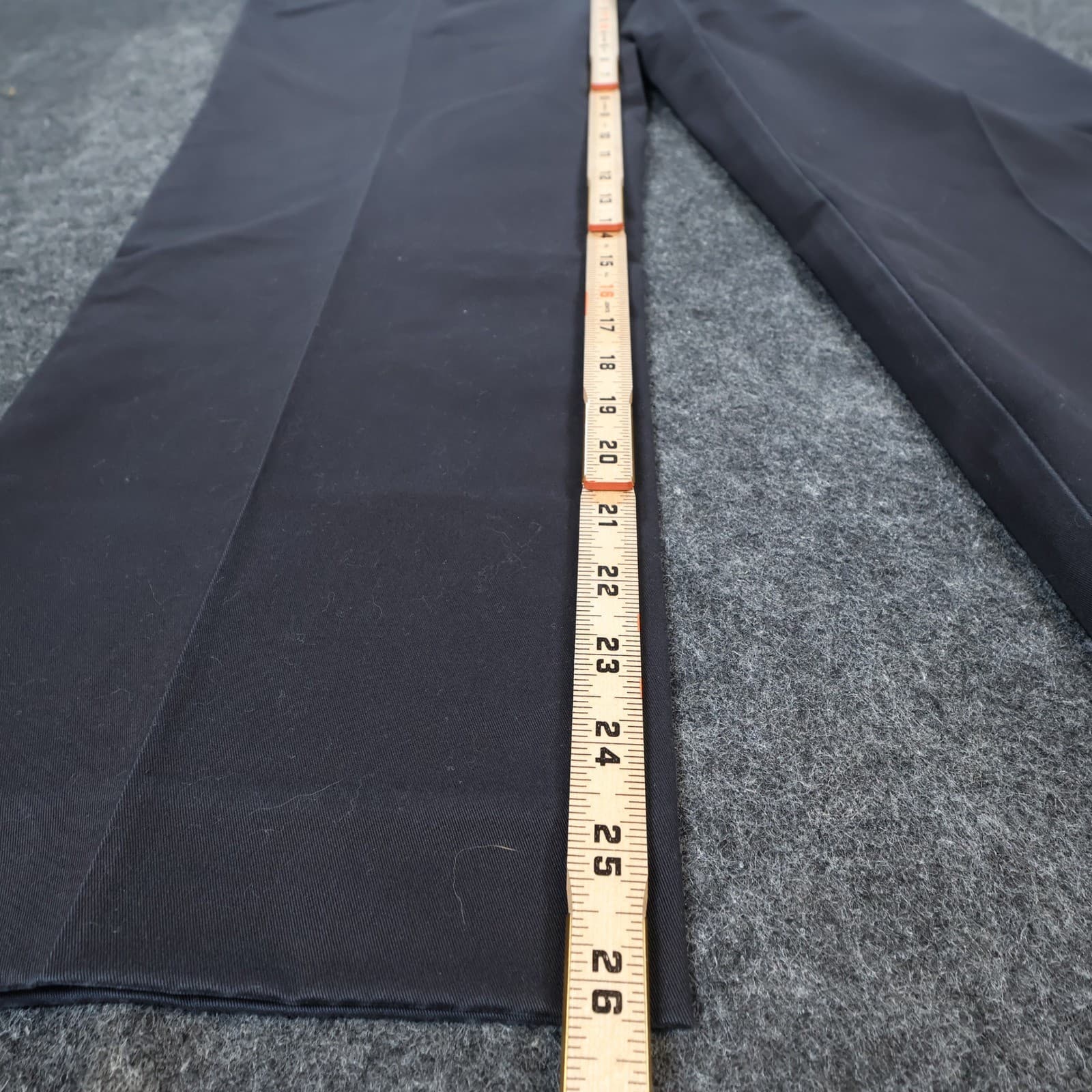 Roundtree & Yorke Chino Pants Mens 38x28 Black Excellent Stretch Twill - Thumbnail 4