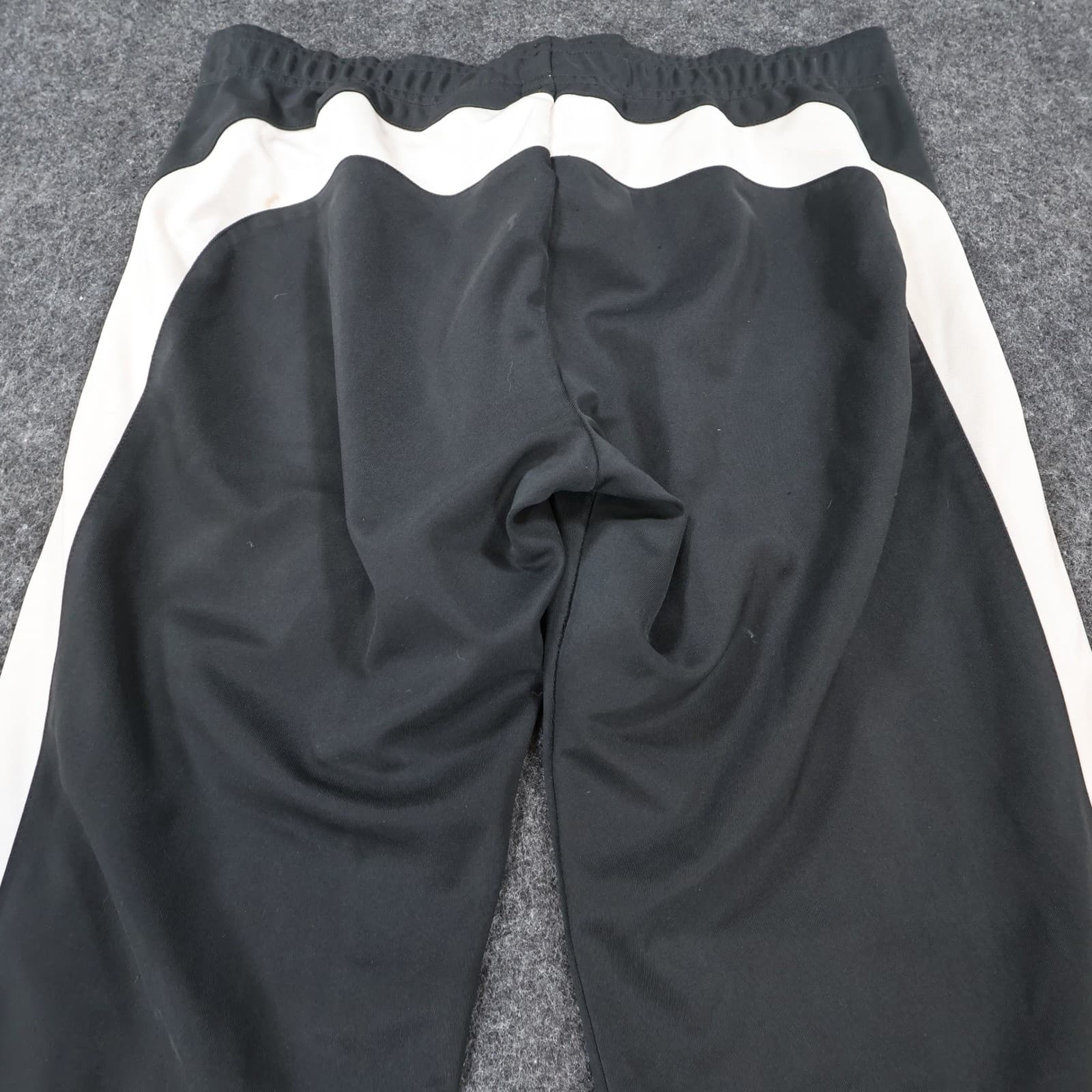 Nike Track Pants Girls M Black Excellent Side Stripe Athletics Logo - Thumbnail 9