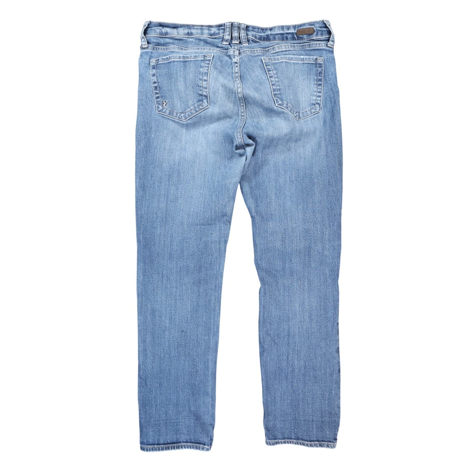 Kut from the Kloth Jeans Womens 10 Blue Excellent Distressed Straight Leg - Thumbnail 2