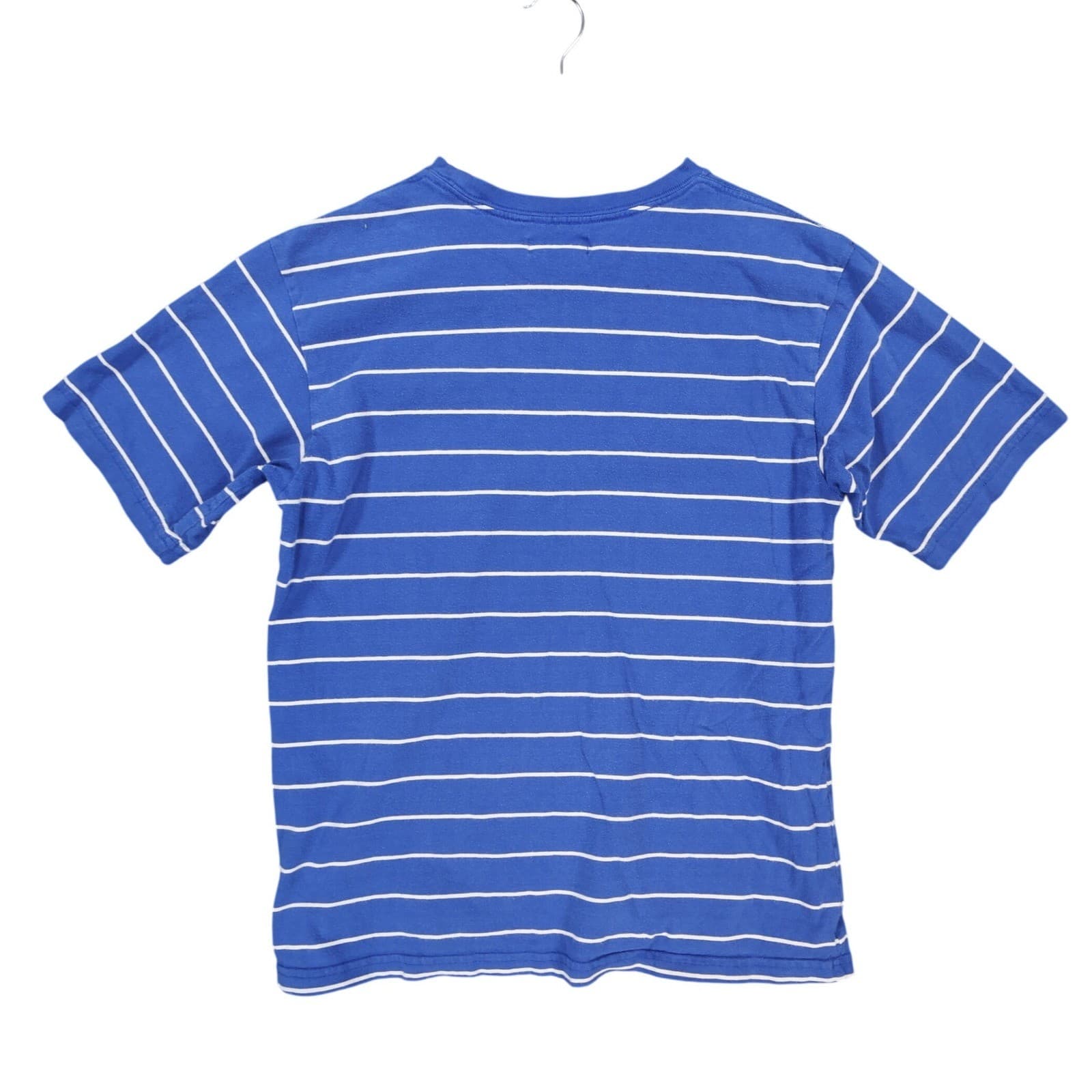 Polo Ralph Lauren T-Shirt Boys L(16/18) Blue Excellent Striped Short Sleeve - Thumbnail 2
