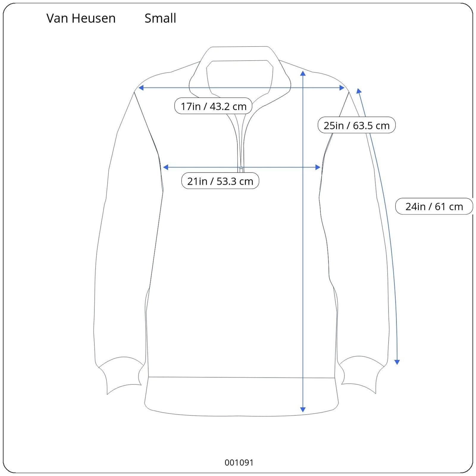Van Heusen Men's Size Small Quarter Zip Pullover Sweater Dark Gray - Thumbnail 8