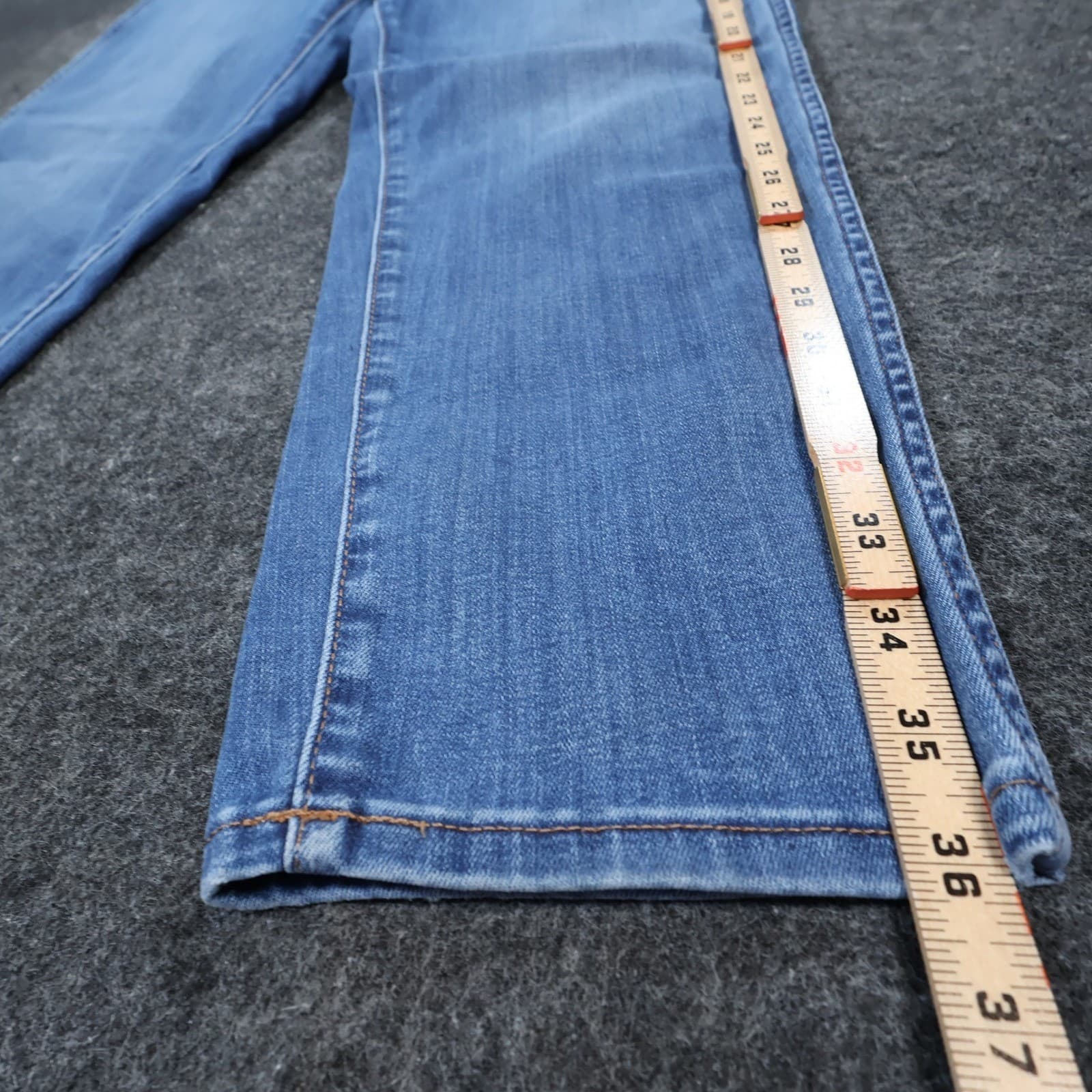 Madewell Jeans Womens 32 Blue Excellent High Rise Skinny Crop ND253 DM4456 - Thumbnail 3