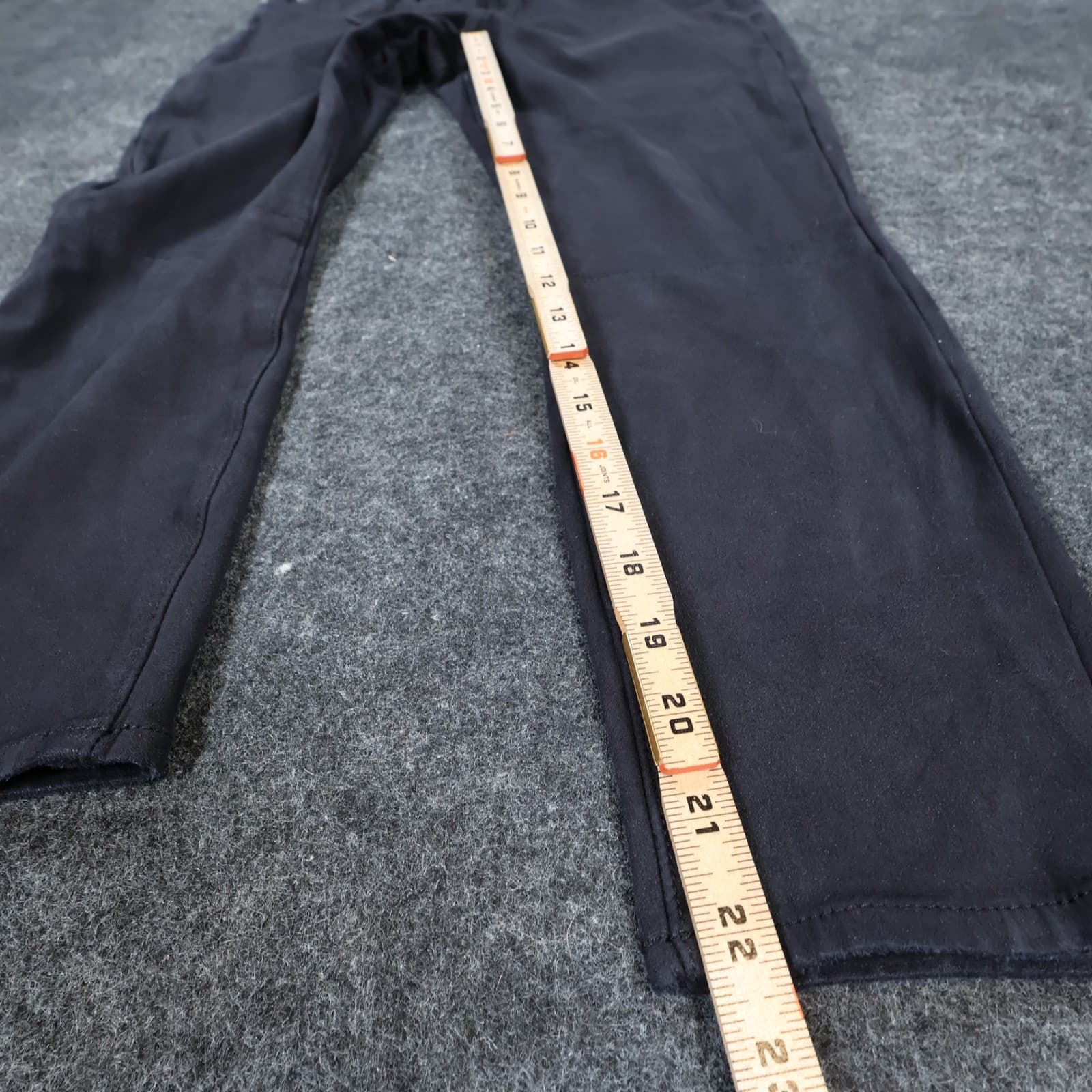 7 For All Mankind Faux Suede Pants Womens 30 Black Excellent Coated Skinny Fit - Thumbnail 4