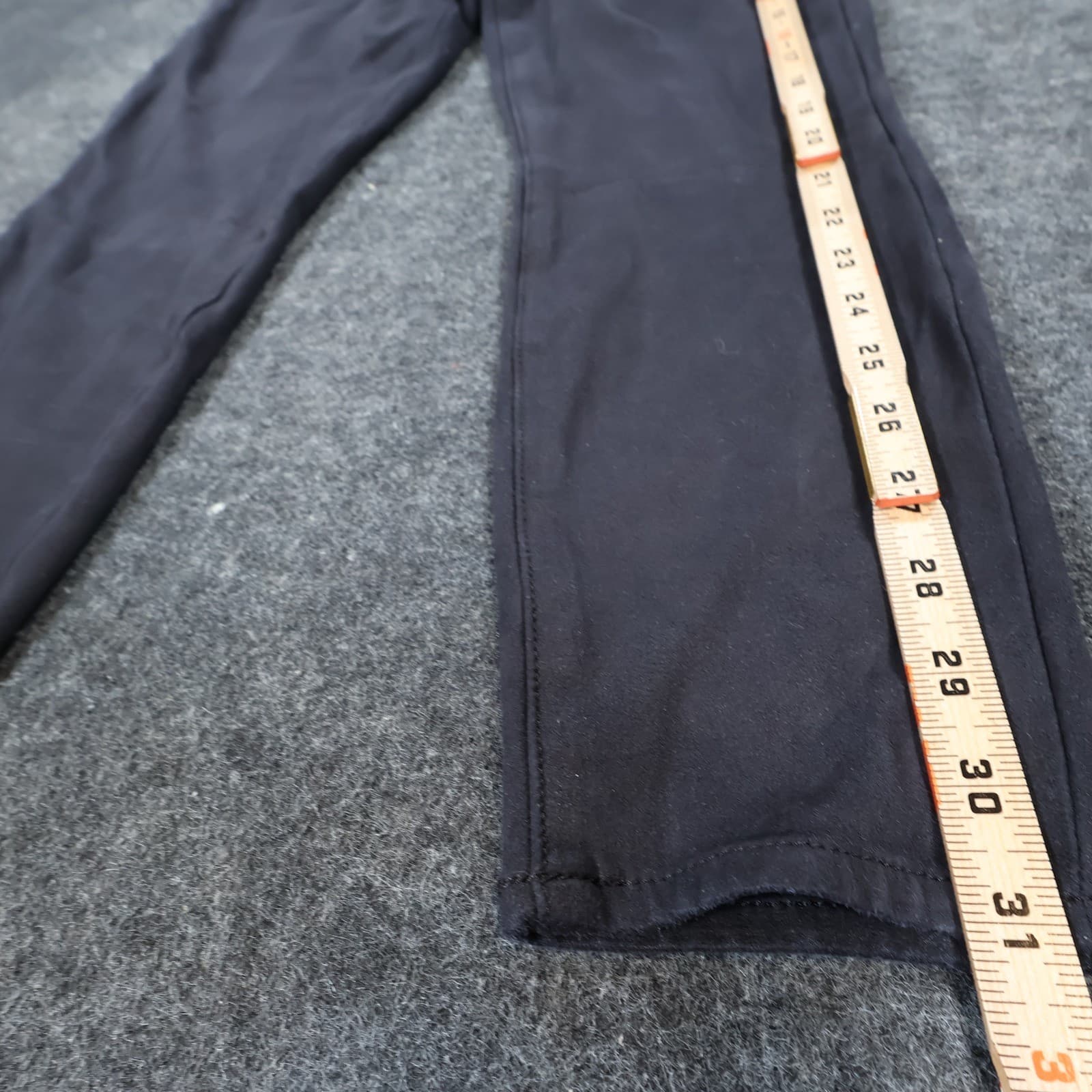 7 For All Mankind Faux Suede Pants Womens 30 Black Excellent Coated Skinny Fit - Thumbnail 3